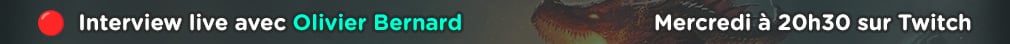 Prochaine interview live sur Twitch ce mercredi !