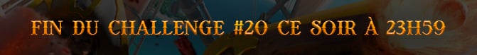 dernières heures pour participer au challenge 20