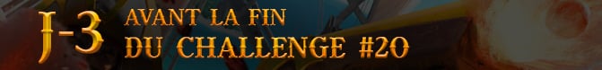 j-3 pour participer au challenge 20