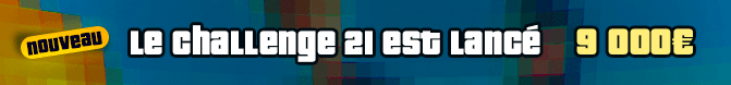 Le nouveau challenge 21 est lancé