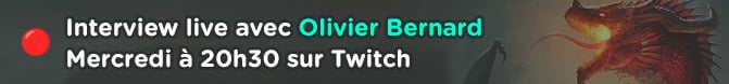 Prochaine interview live sur Twitch ce mercredi !