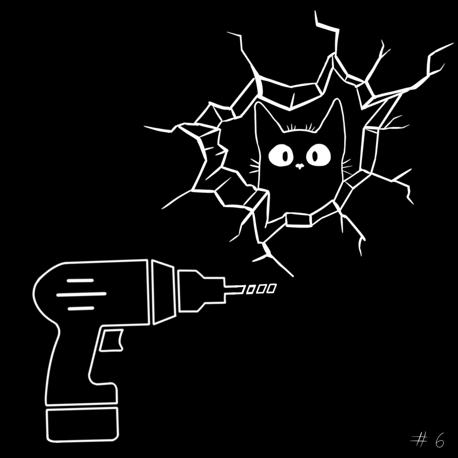 Inktober 2025 #6 Percer par marina_s