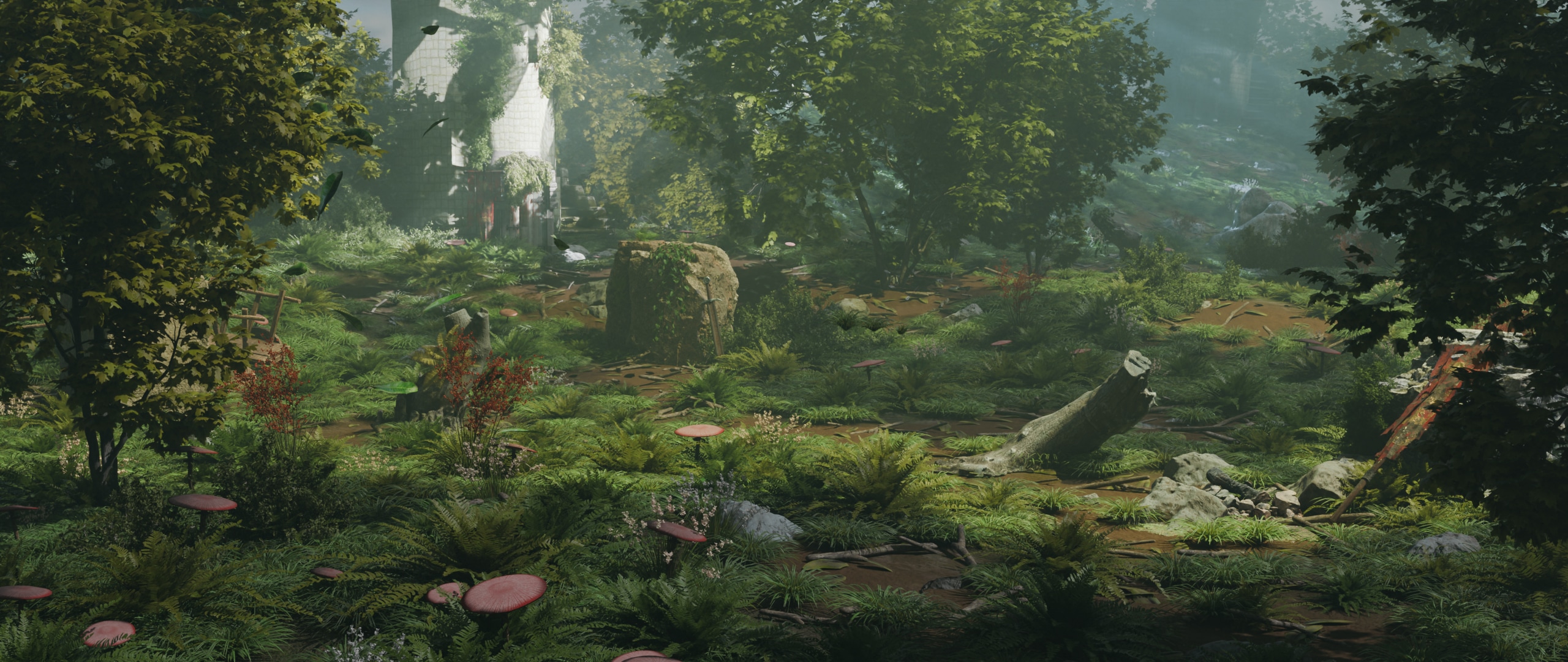 Environnement 3D Forêt par tfou