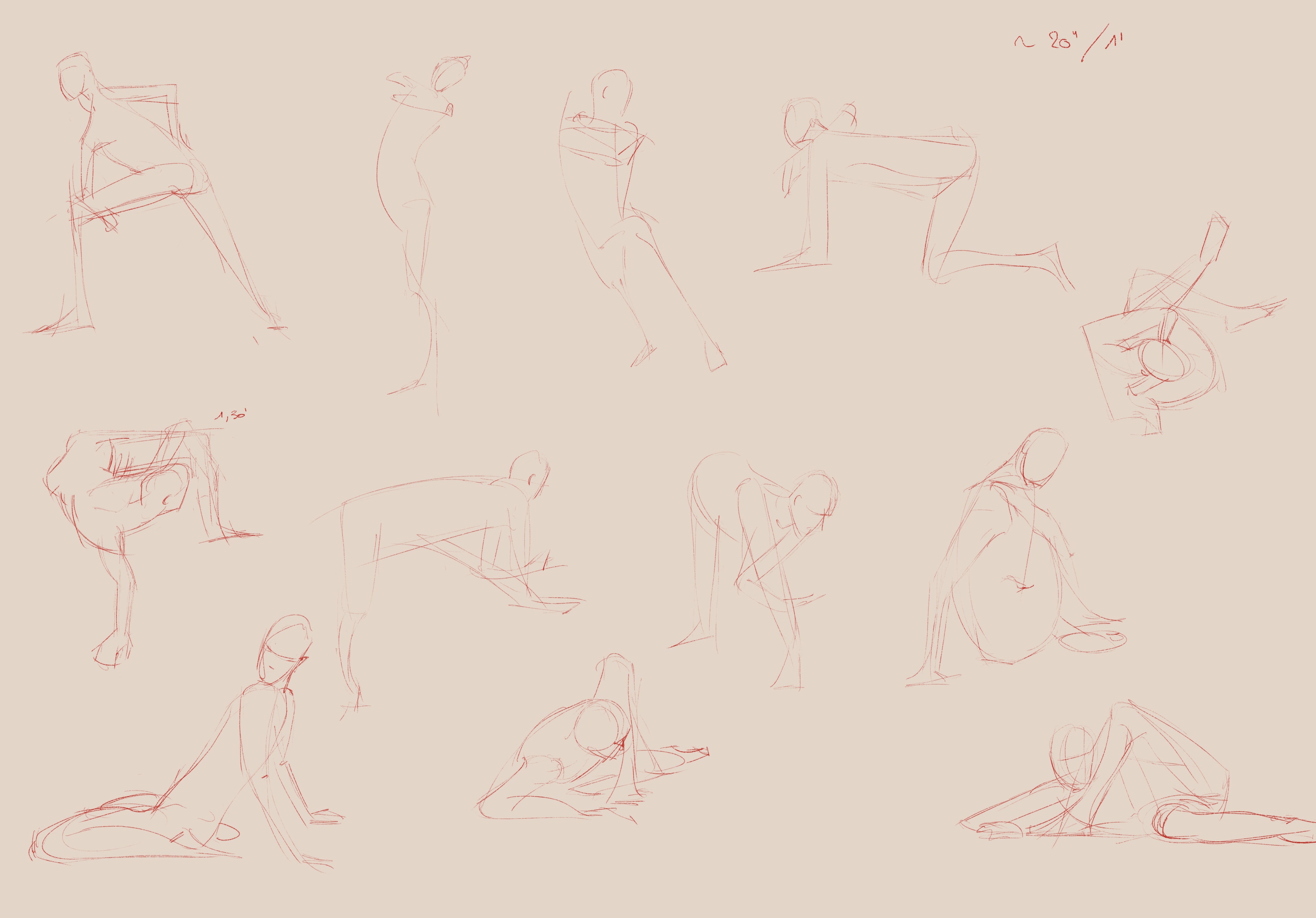 GEsture Drawing par Razaskiel