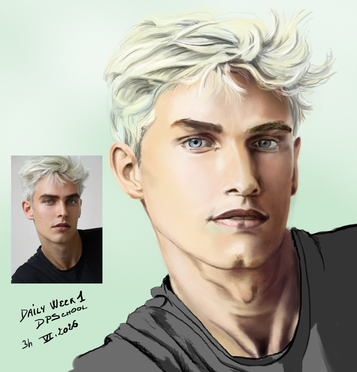 daily week portraits 1 par djeidjei