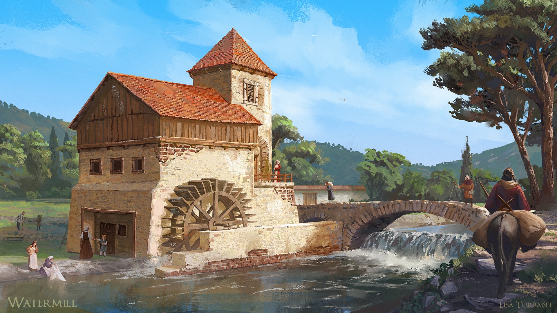Watermill par Thot