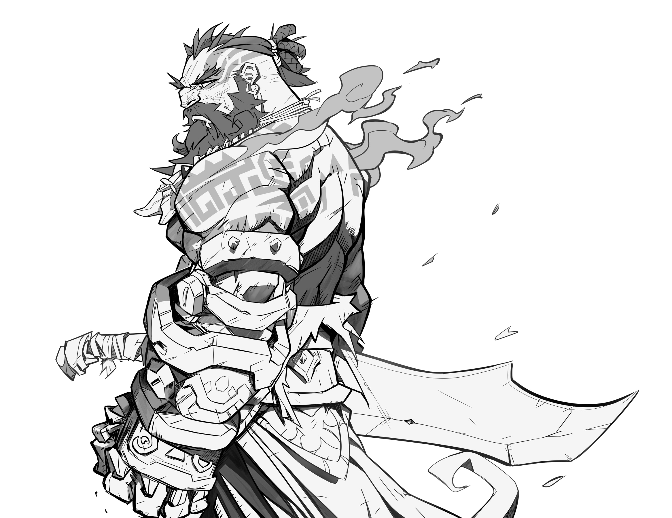 Etude d'une illustration de Hicham Habchi par Damnzeh