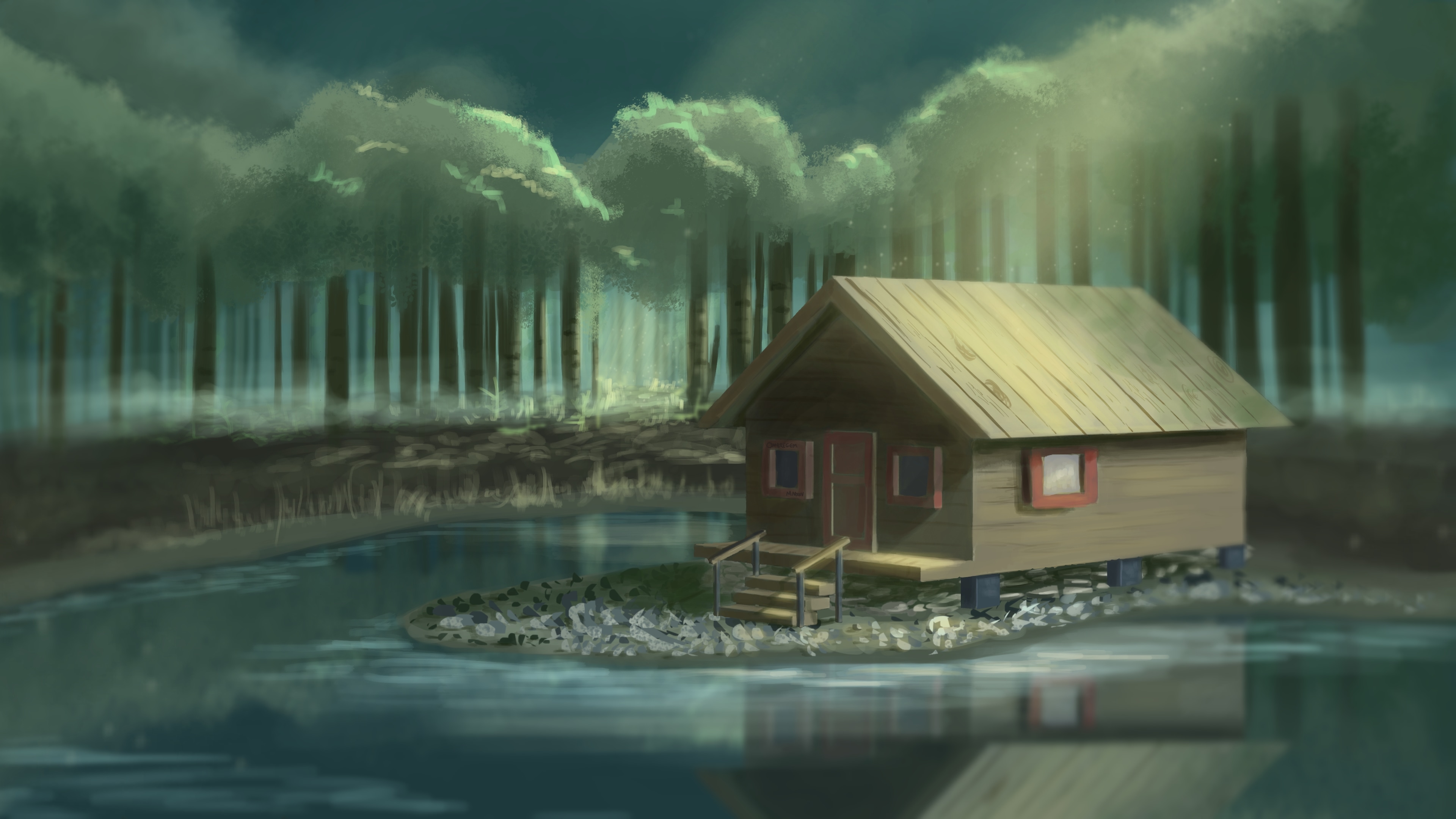 Cabane les 3 Lunes par Ombregem