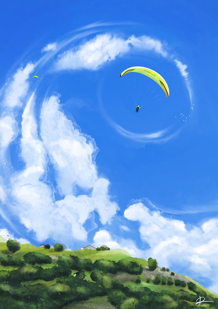 Carried by the wind par Angélique