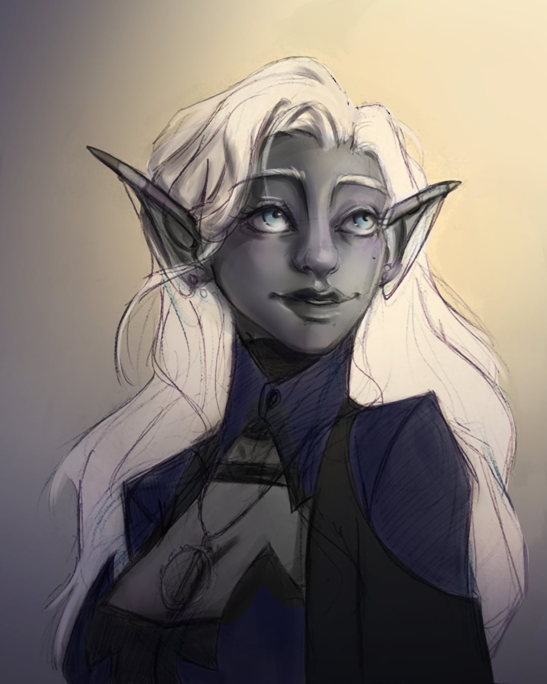 Melantha Everhyl - Drow Cleric of Eilistraee par Souille
