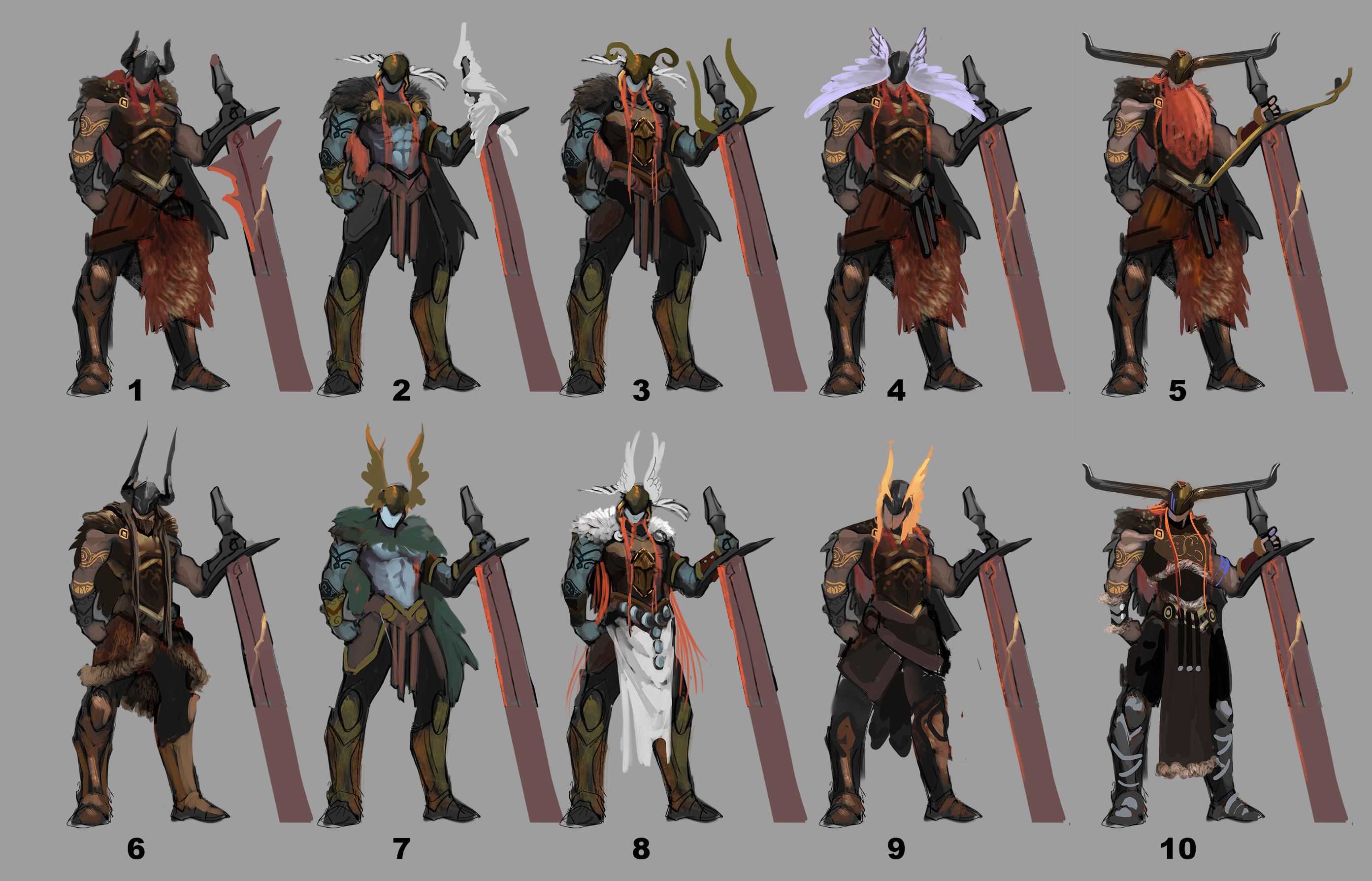 Tryndamere Viking Fan art-test par Ma'ari