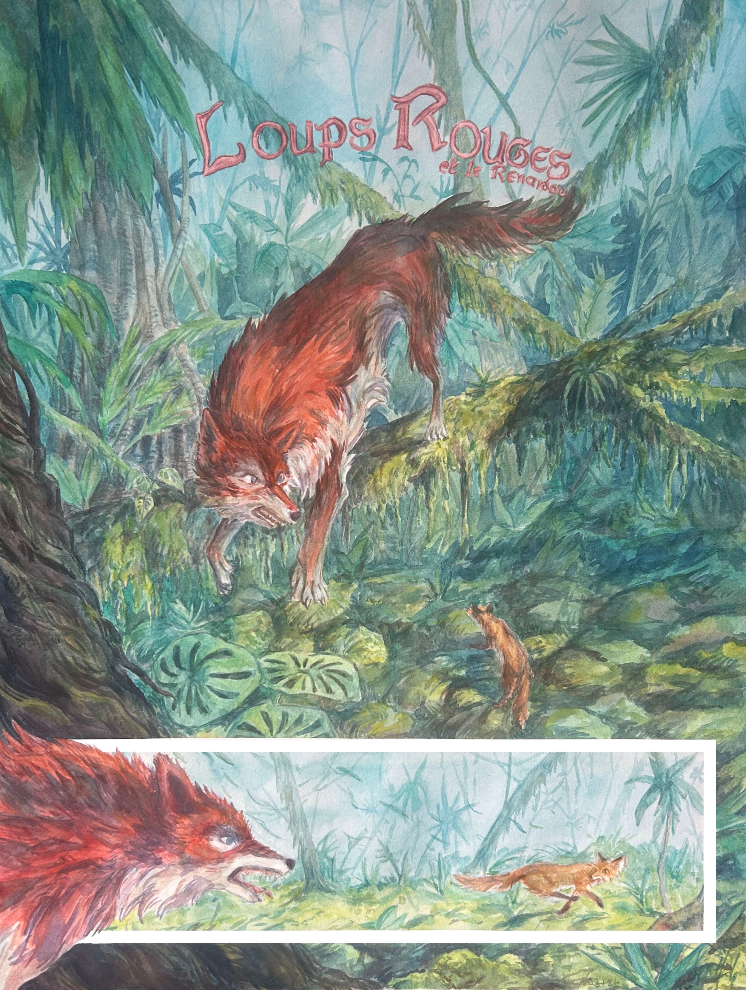 Loups Rouges et le Renardou par renardou_chetif