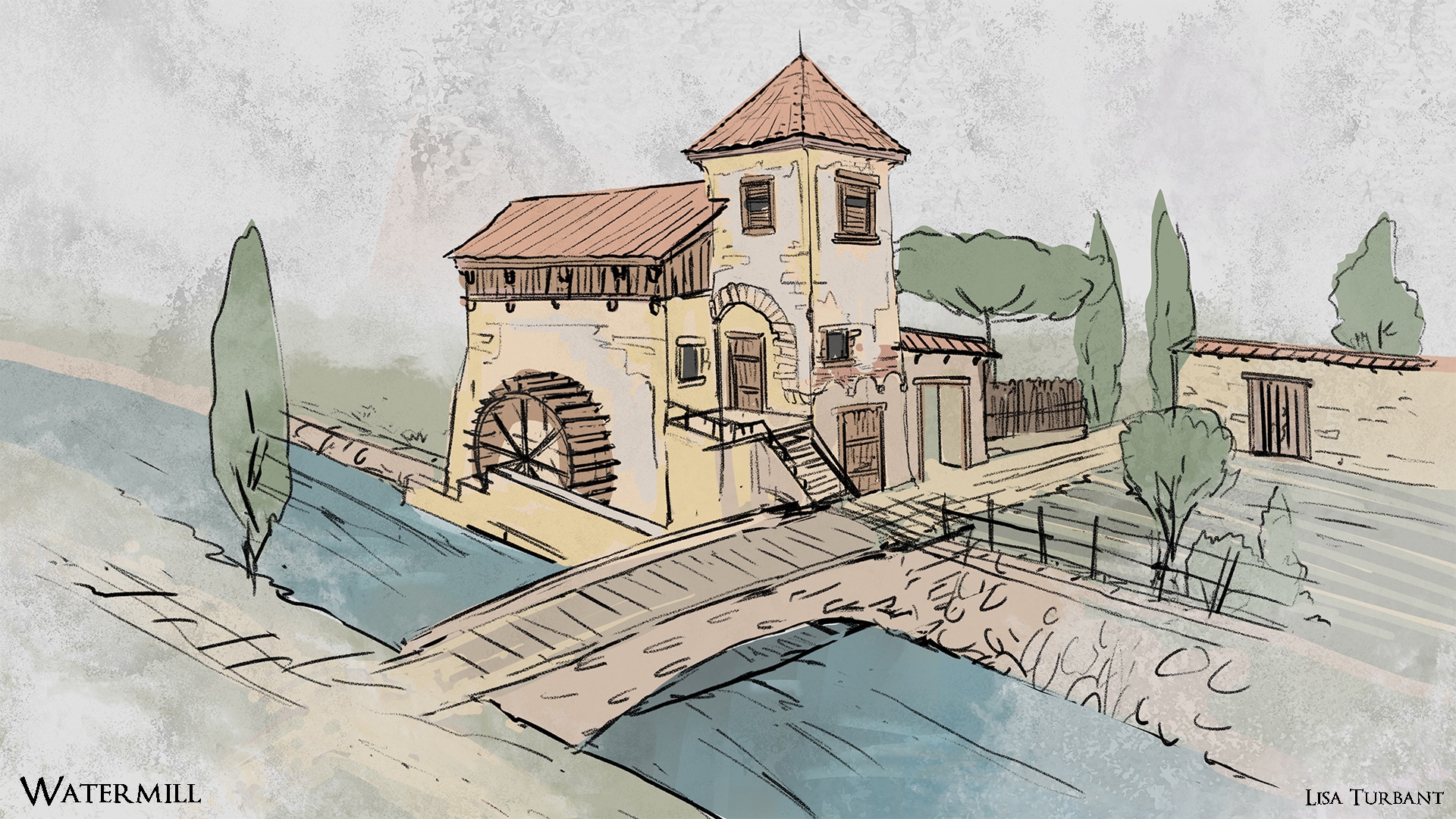 Watermill par Thot