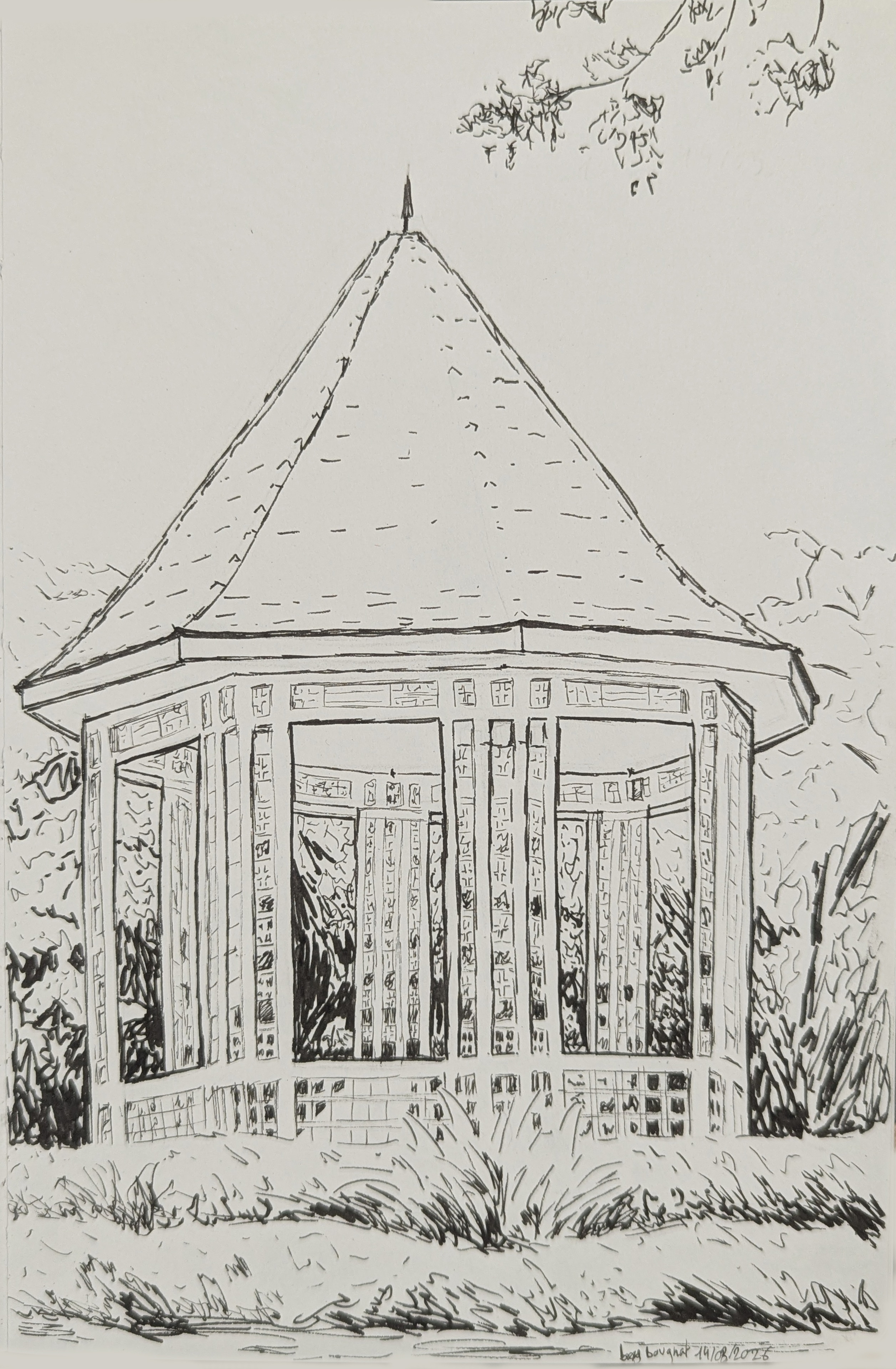 Tradi - Etudes aux feutres fins / crayons graphites par bougnat