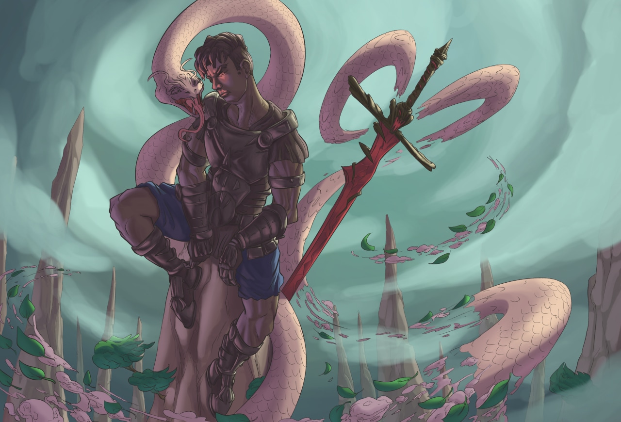 Amoun et l'épée maudite par 1 neas