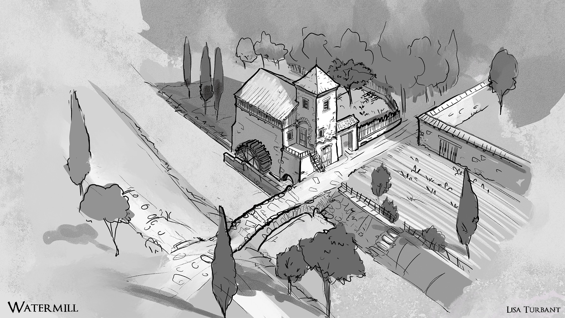 Watermill par Thot