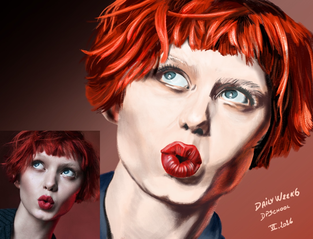 daily week portrait 6 par djeidjei