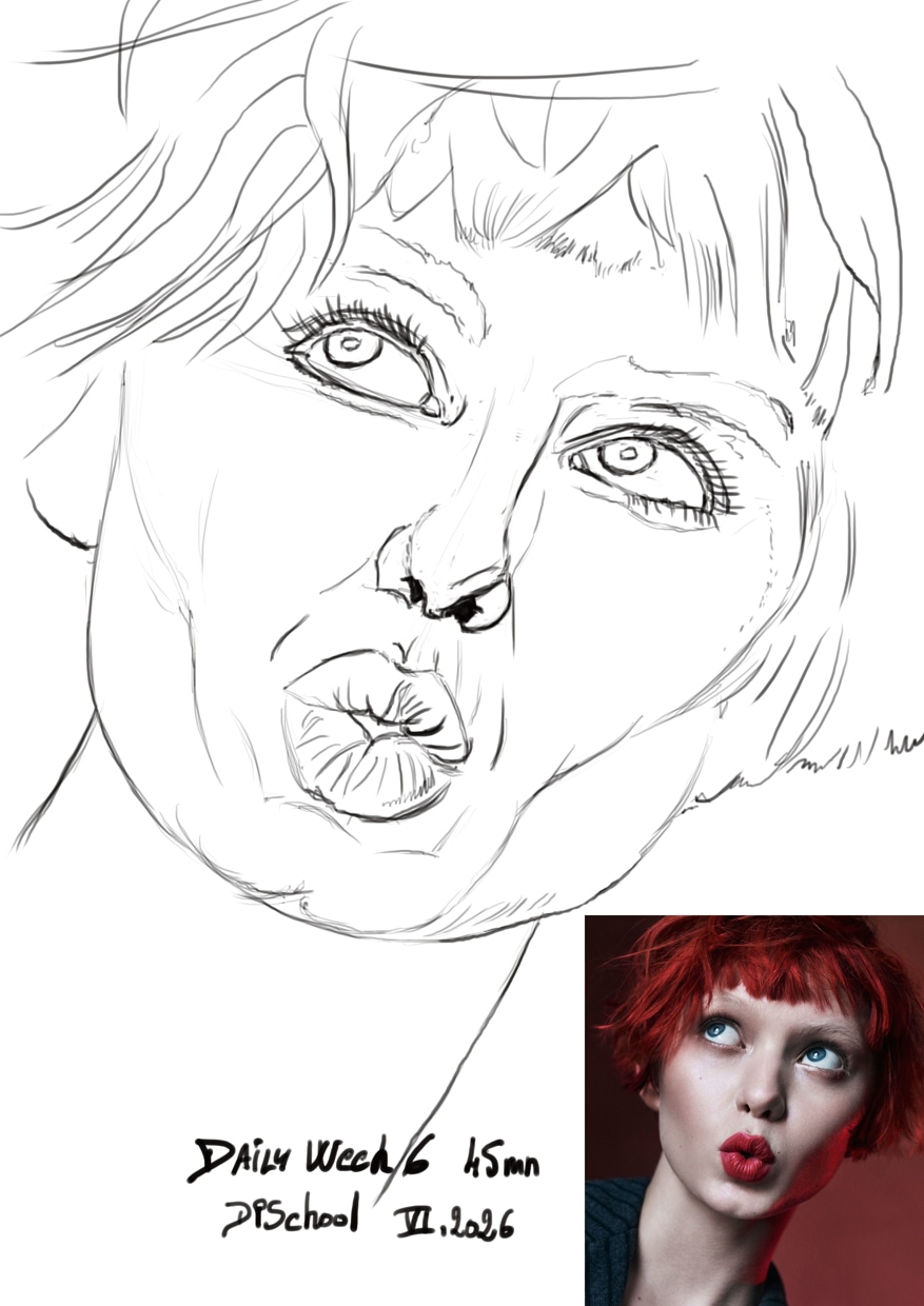 daily week portrait 6 par djeidjei