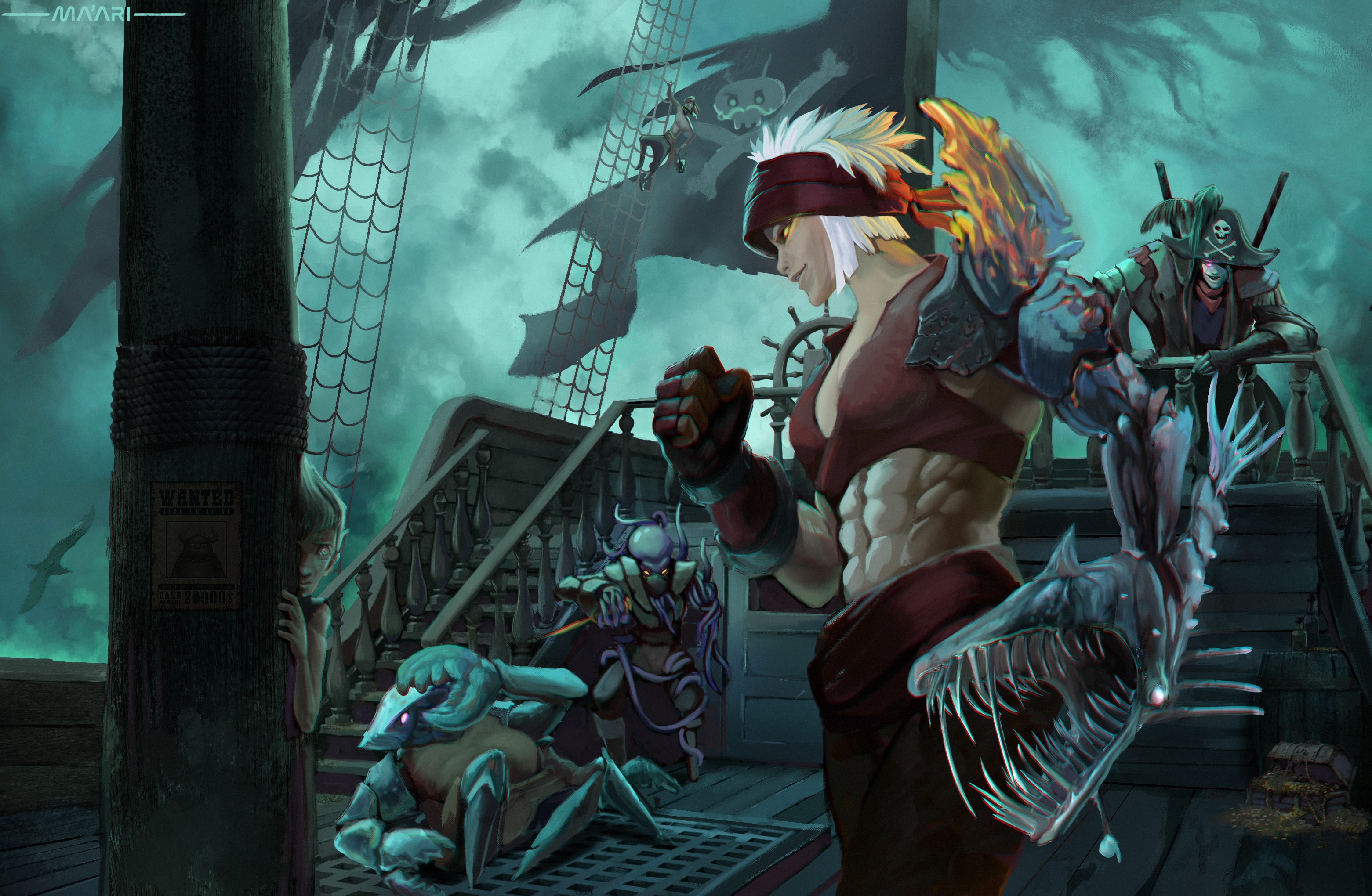 Grospoings, la pirate sans peur ! par Ma'ari