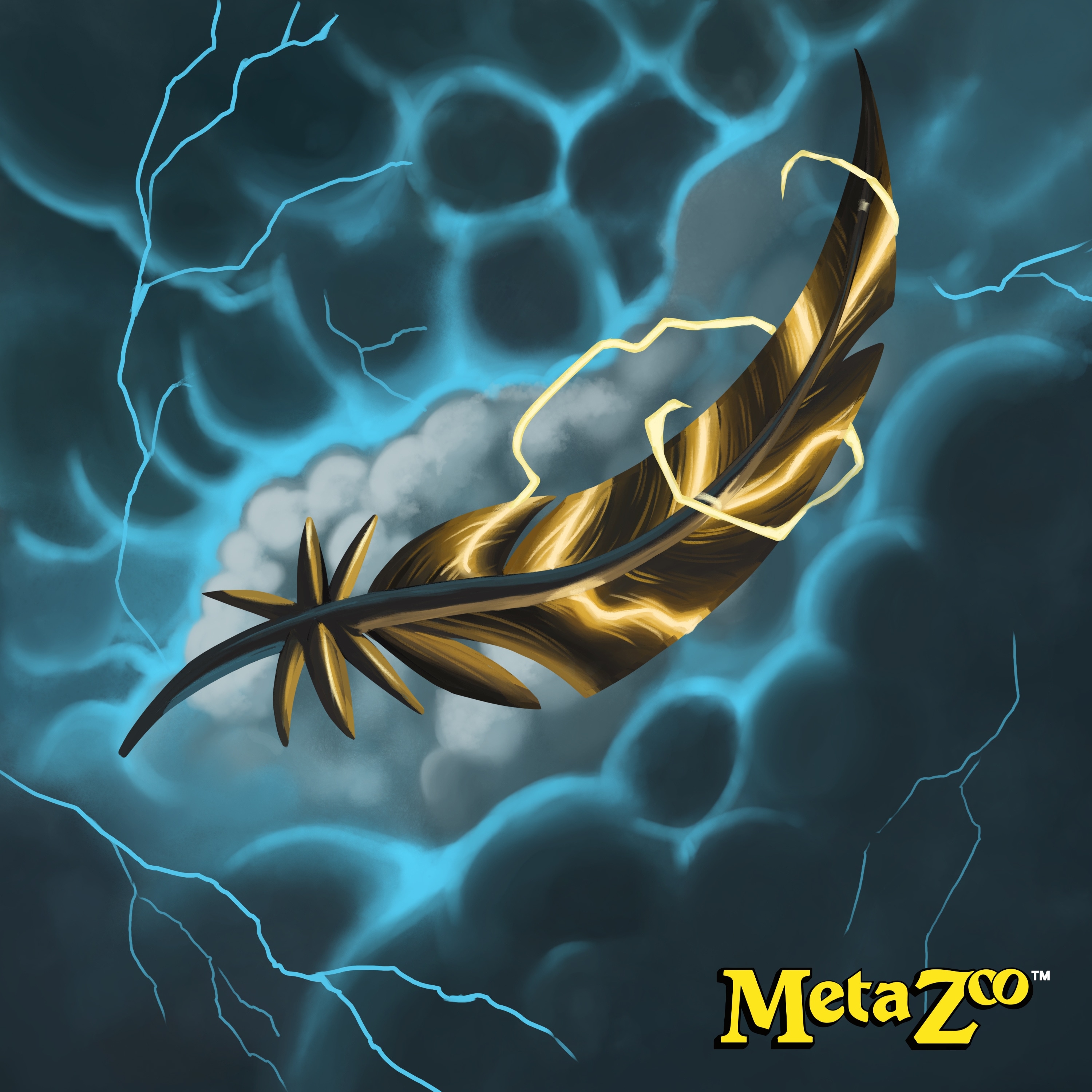 MetaZoo TCG Thunderous Feather par Julie Cellarier