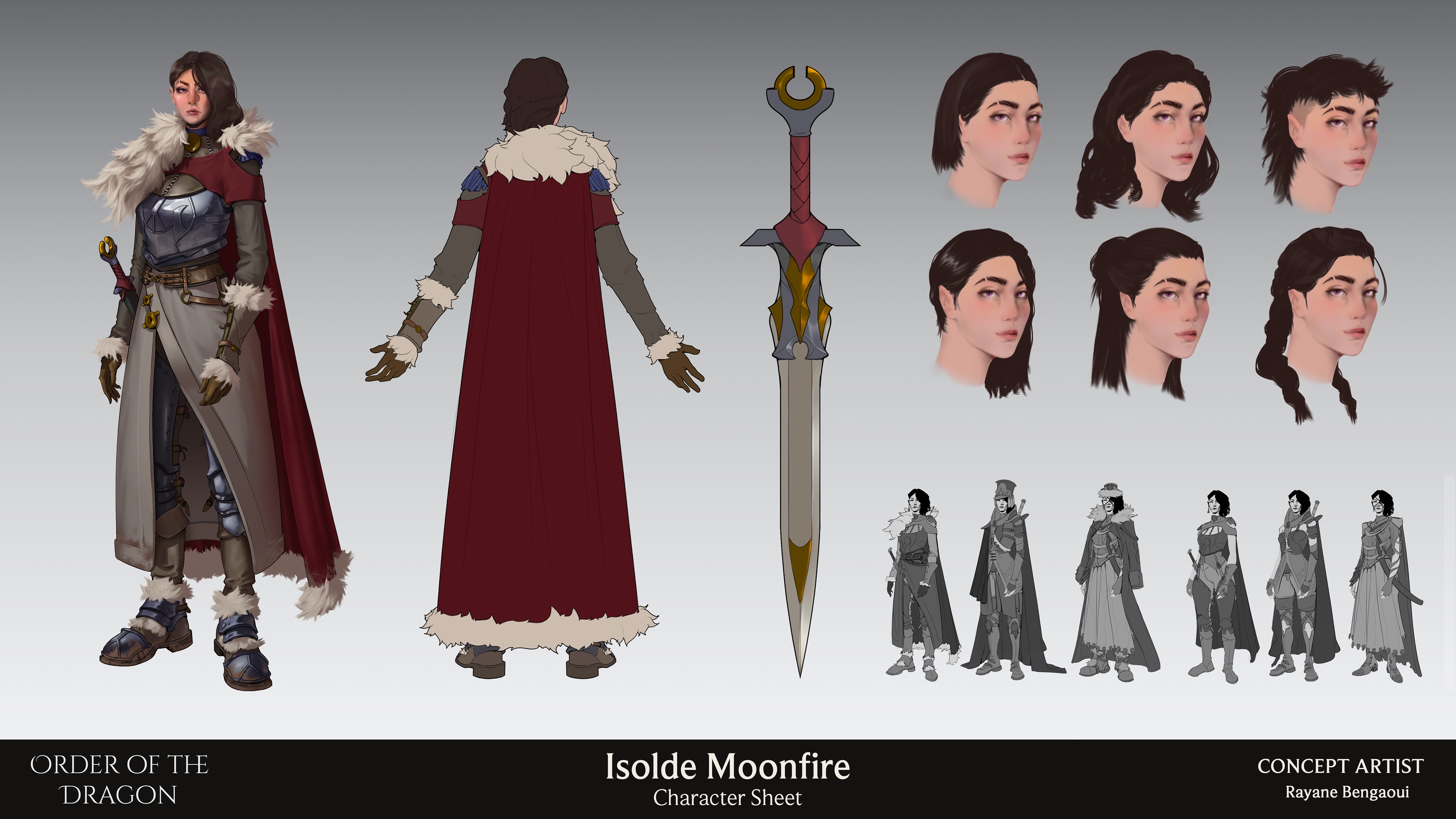 Character Design - Isolde Moonfire par Rayane