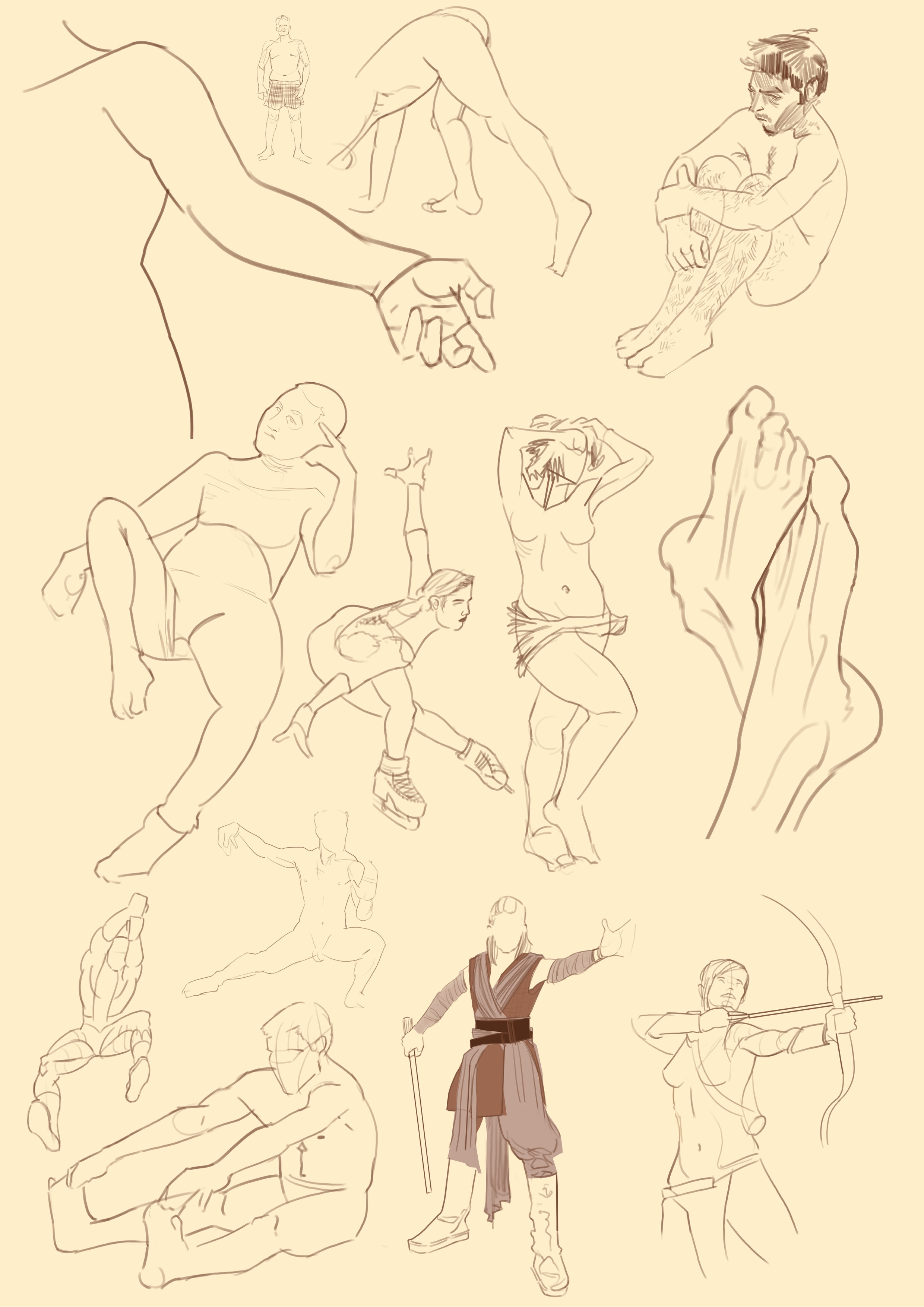 人体练习｜Gesture Study par g_r