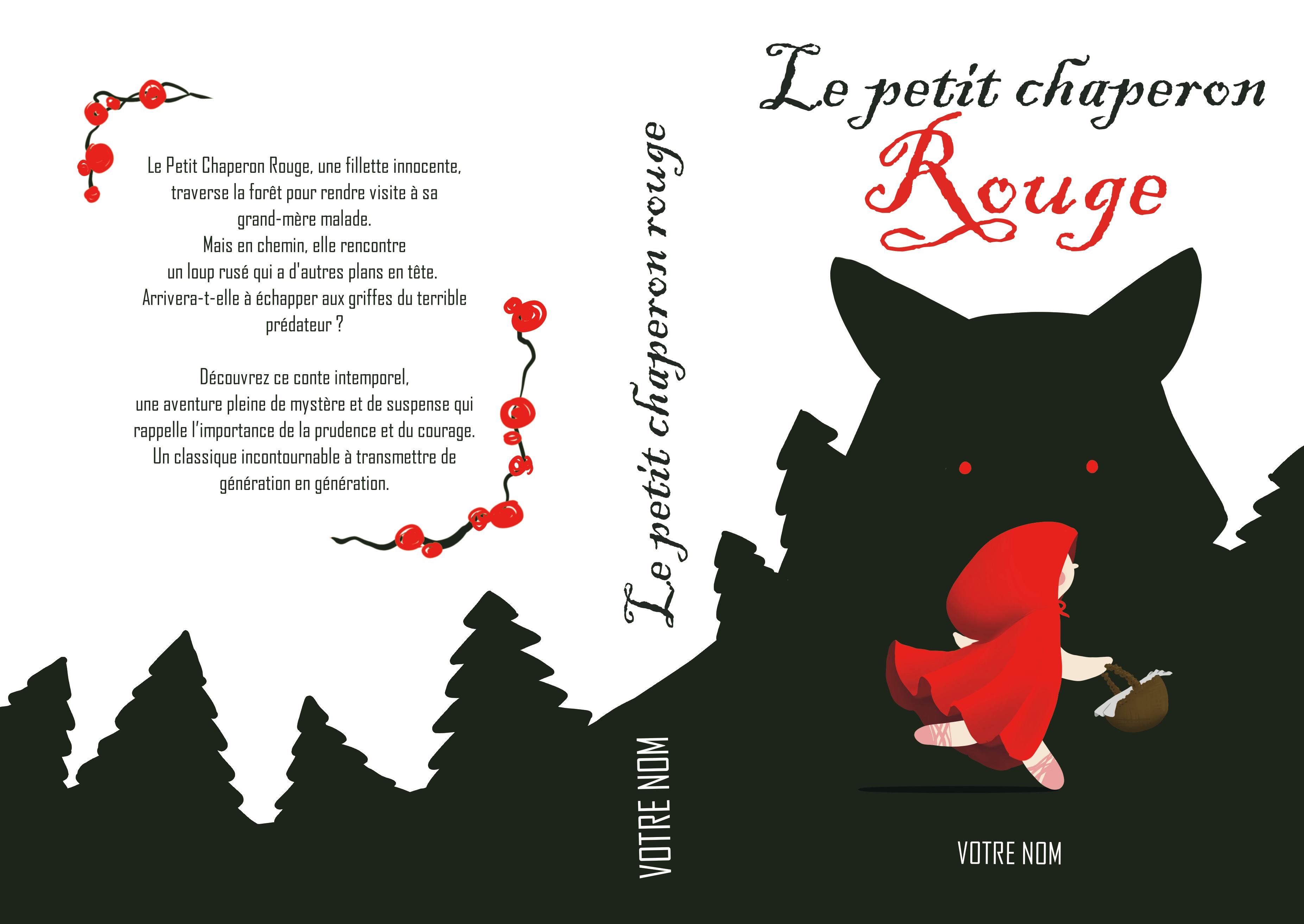 Couverture Book Le petit chaperon rouge par Nanna_Lmdlr