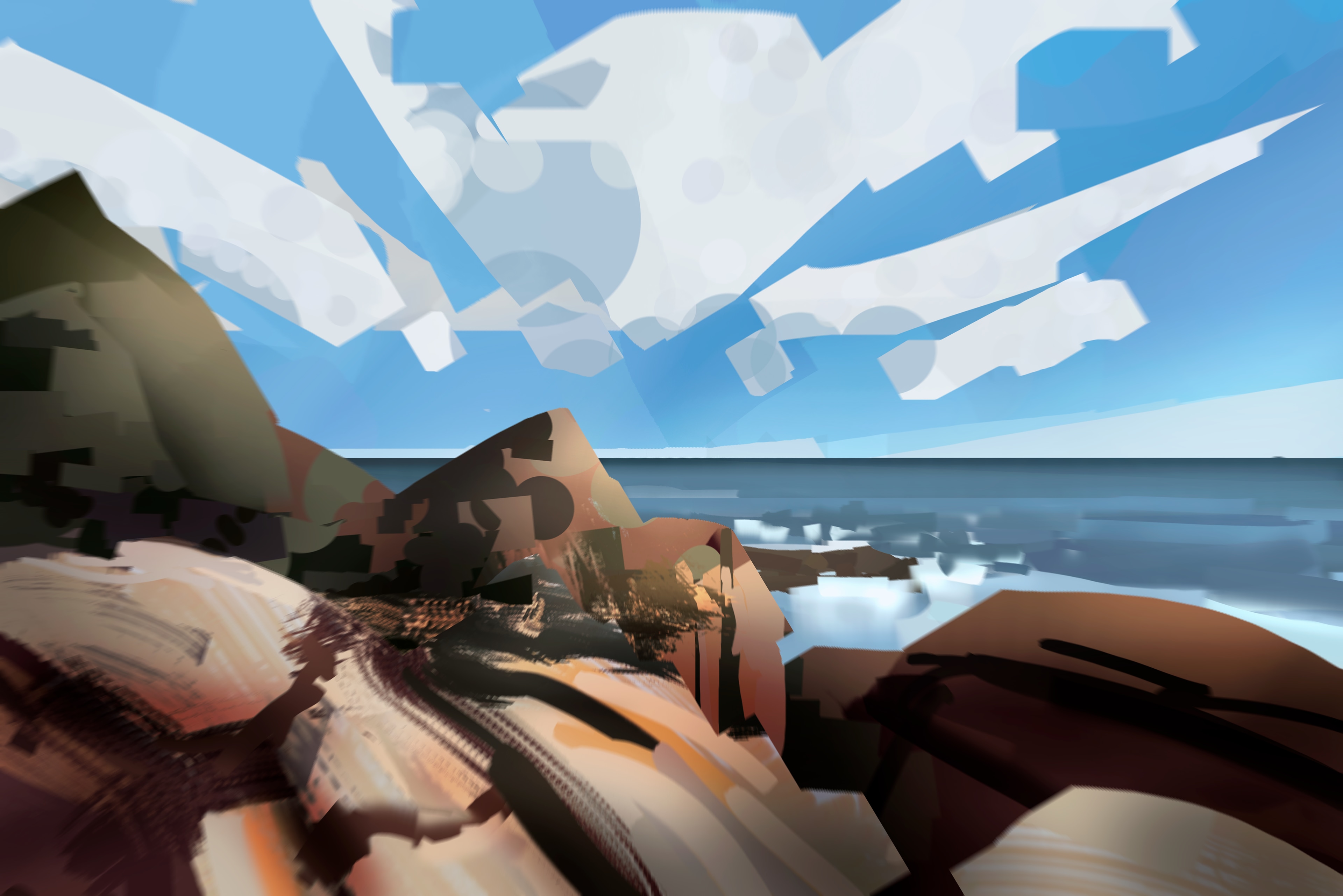 Étude brush full opacity par Arktic