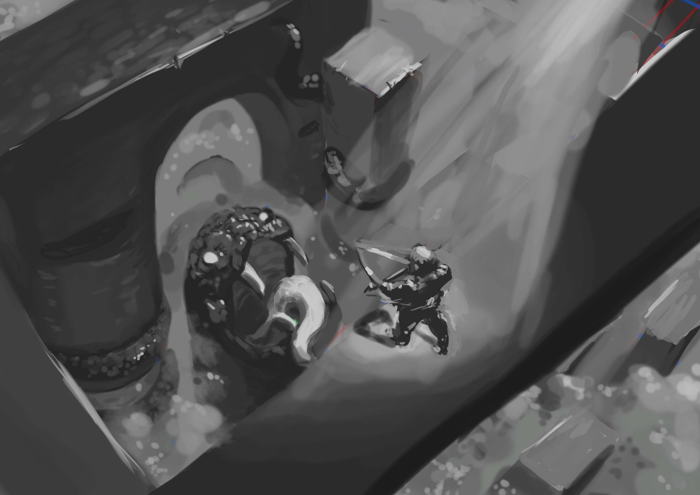 painting atmosphère partie 3 avec sujet libre par Redaldo