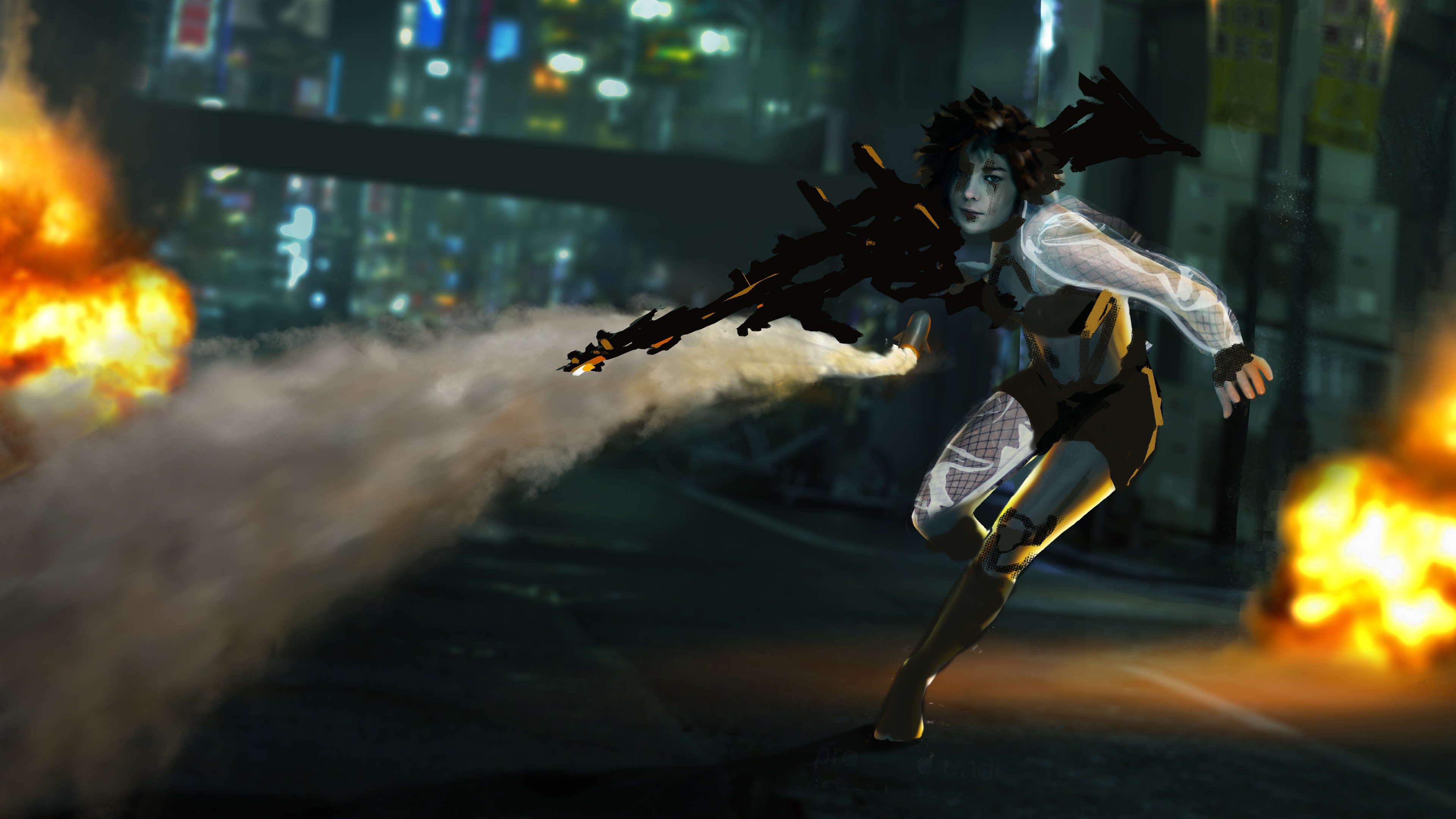 exercice reproduit cours partie 3 action cyberpunk par Redaldo