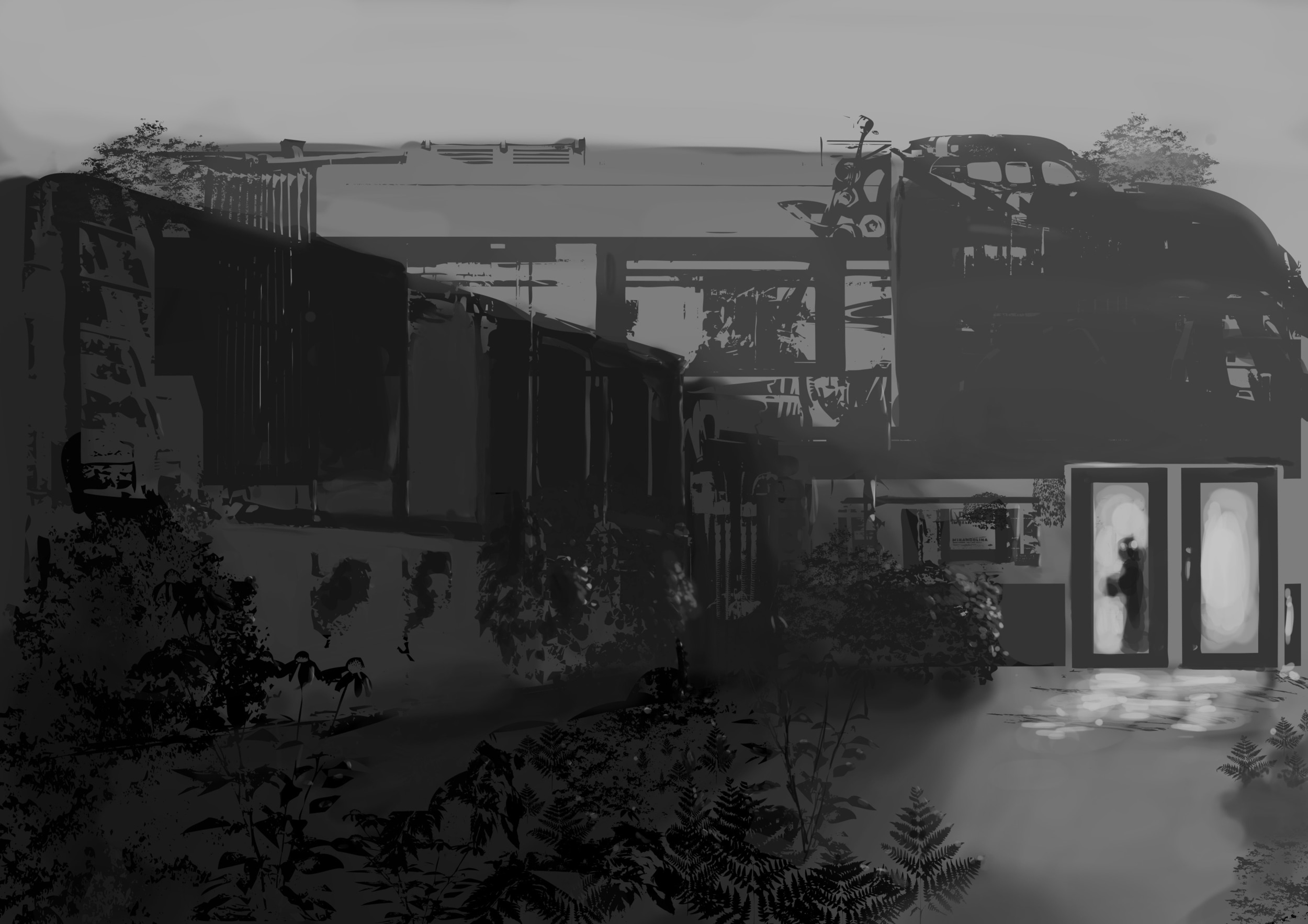 exercice continuer une image commencé en custom shapes par Redaldo