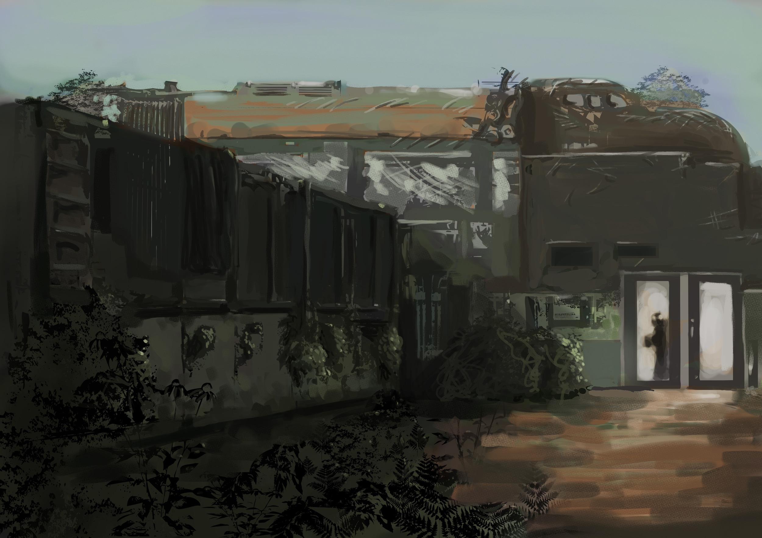 exercice continuer une image commencé en custom shapes par Redaldo