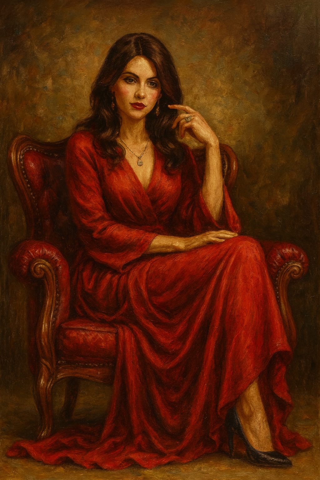 La Dame en Rouge – Présence Royale » par Ww31