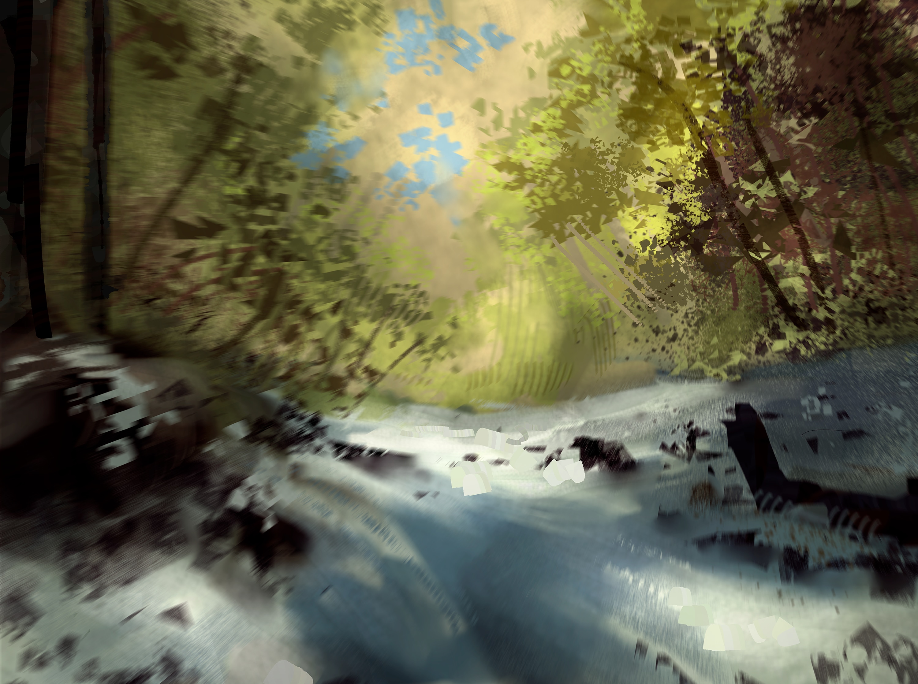 Étude paysage enneigé par Arktic