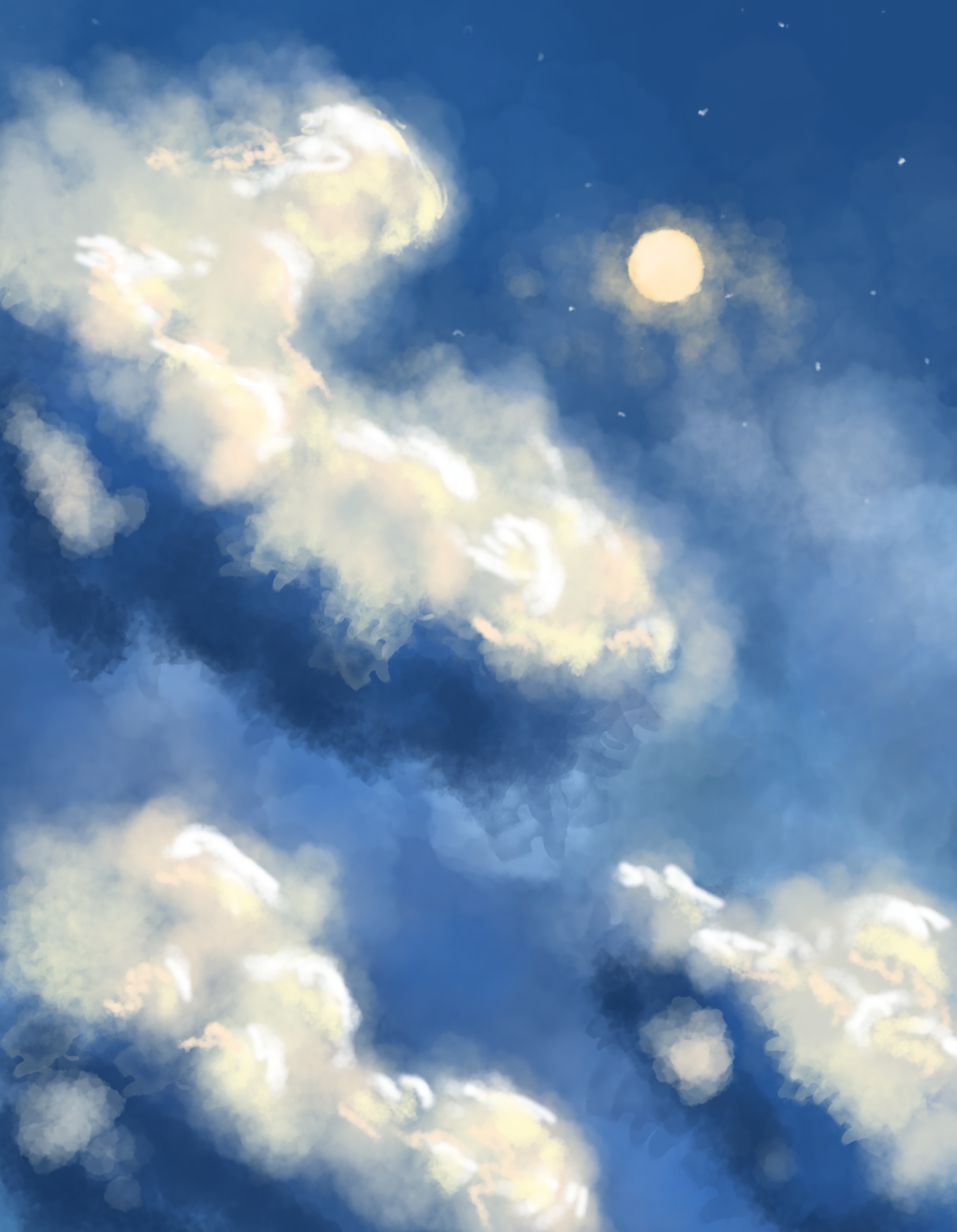 Les nuages dans le ciel par raquaza