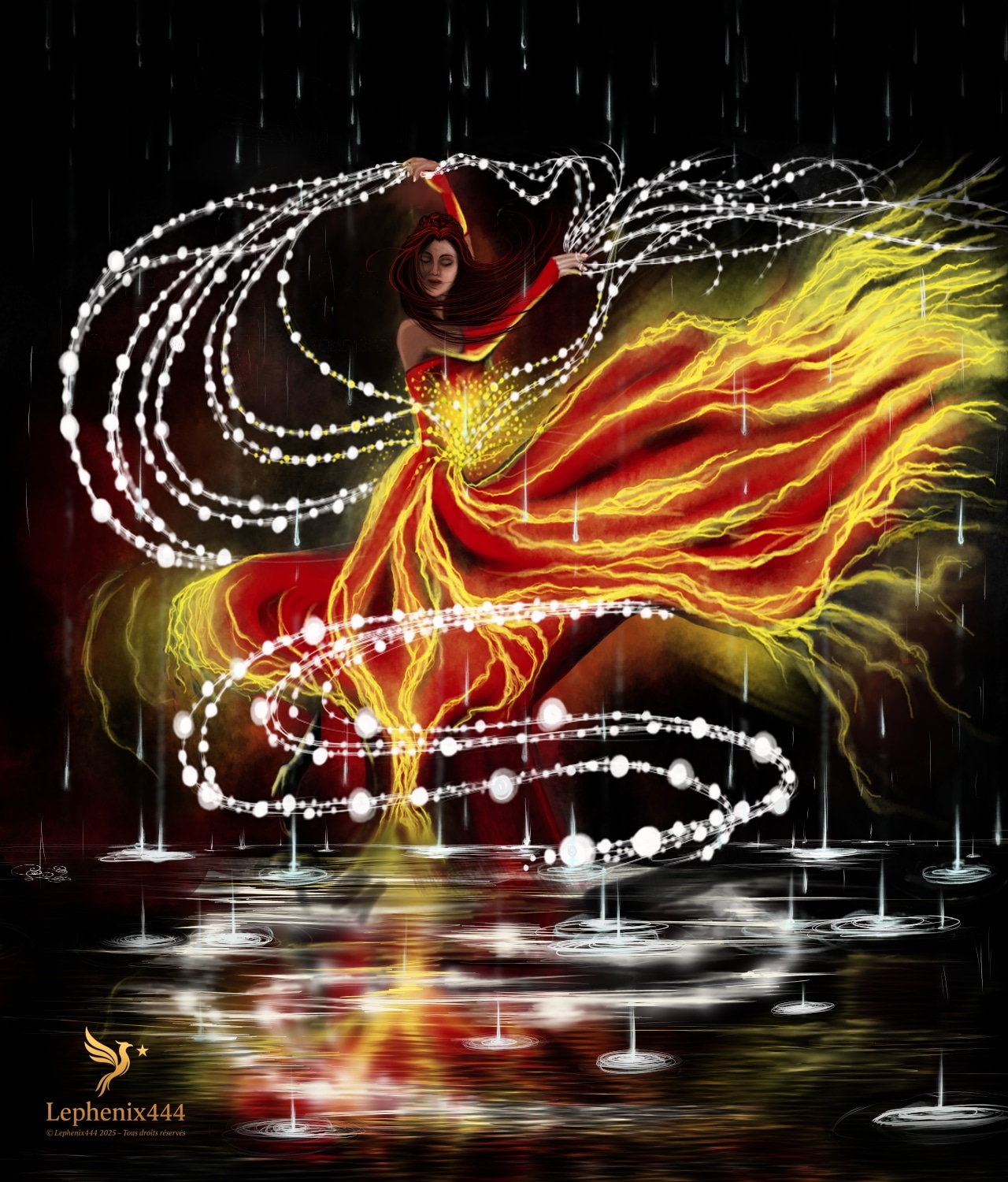 Danser sous la pluie par Lephenix