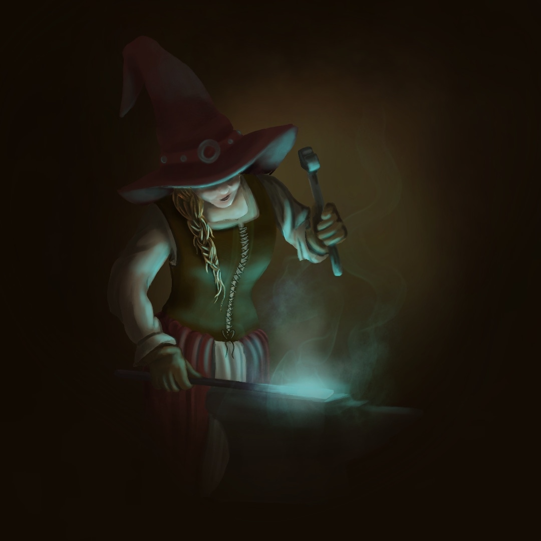 Jour 9 : "Sorcière" et "forgé" par Kyrra