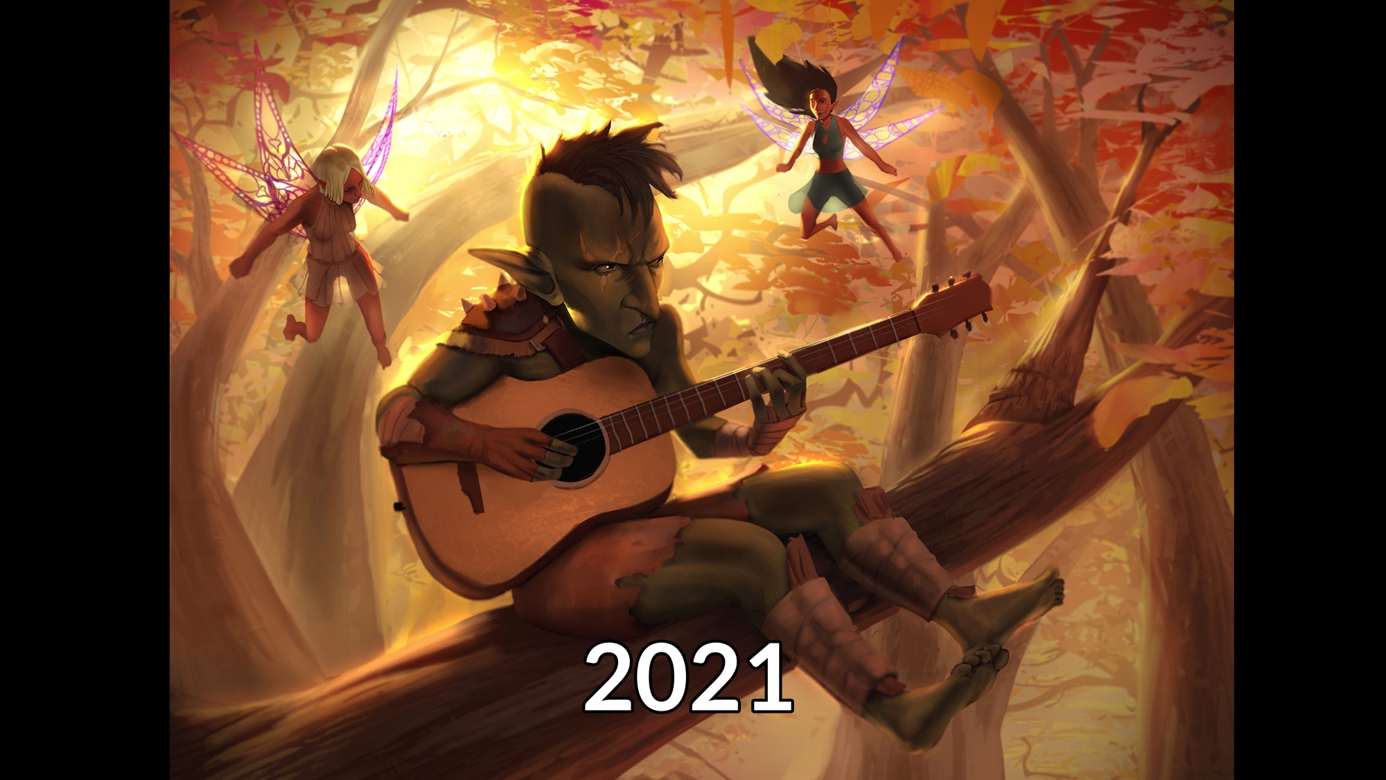 Goblin guitariste par Chewig