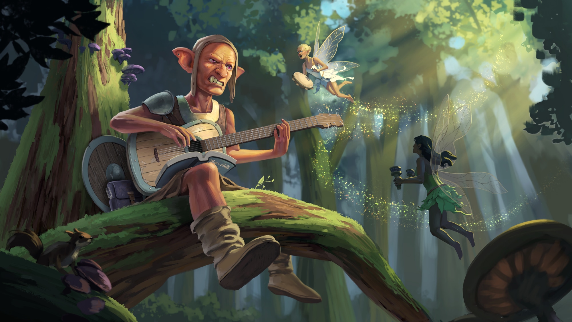 Goblin guitariste par Chewig