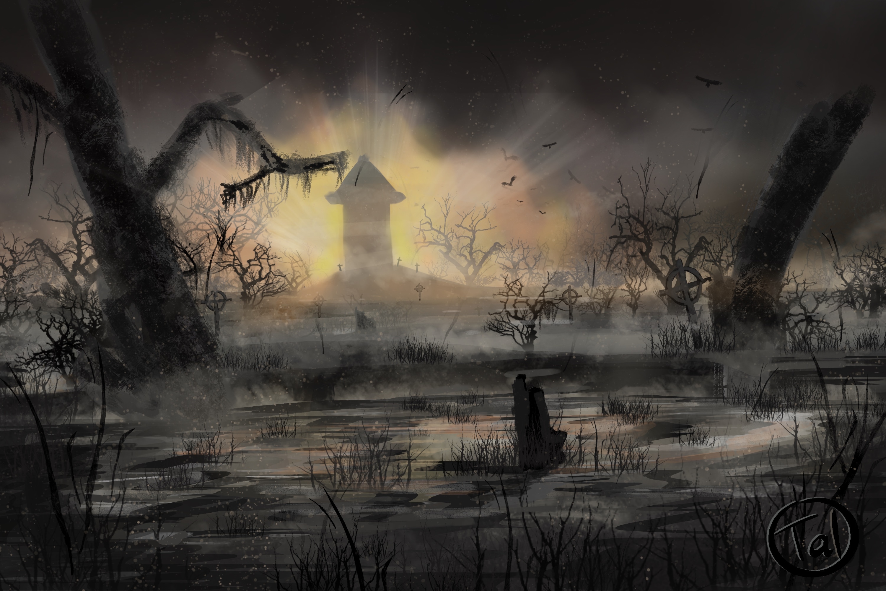 Chapitre 1 exercice 4: le cimetière par Tal Mizzi
