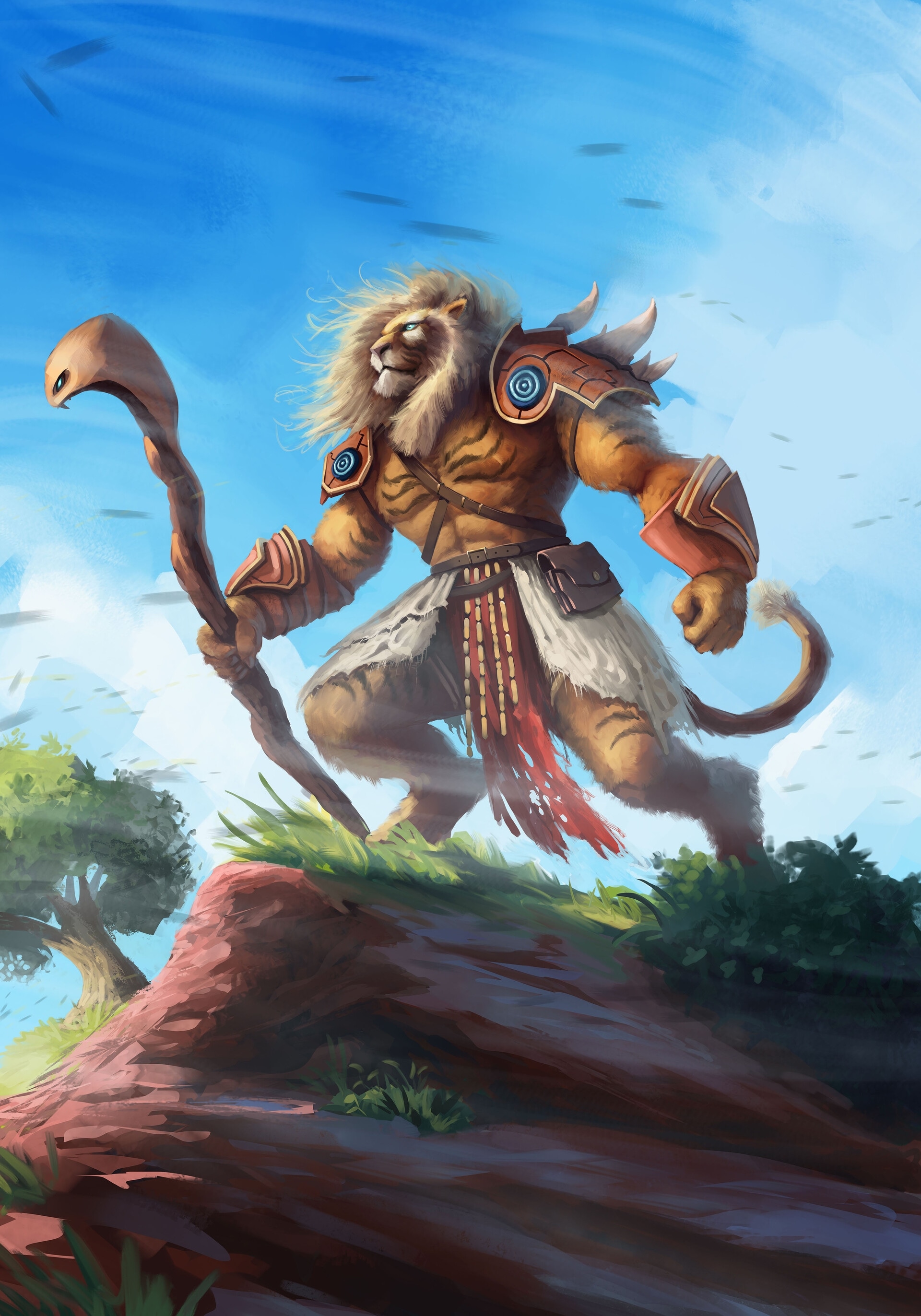 Paintover Leonin par Moscardino