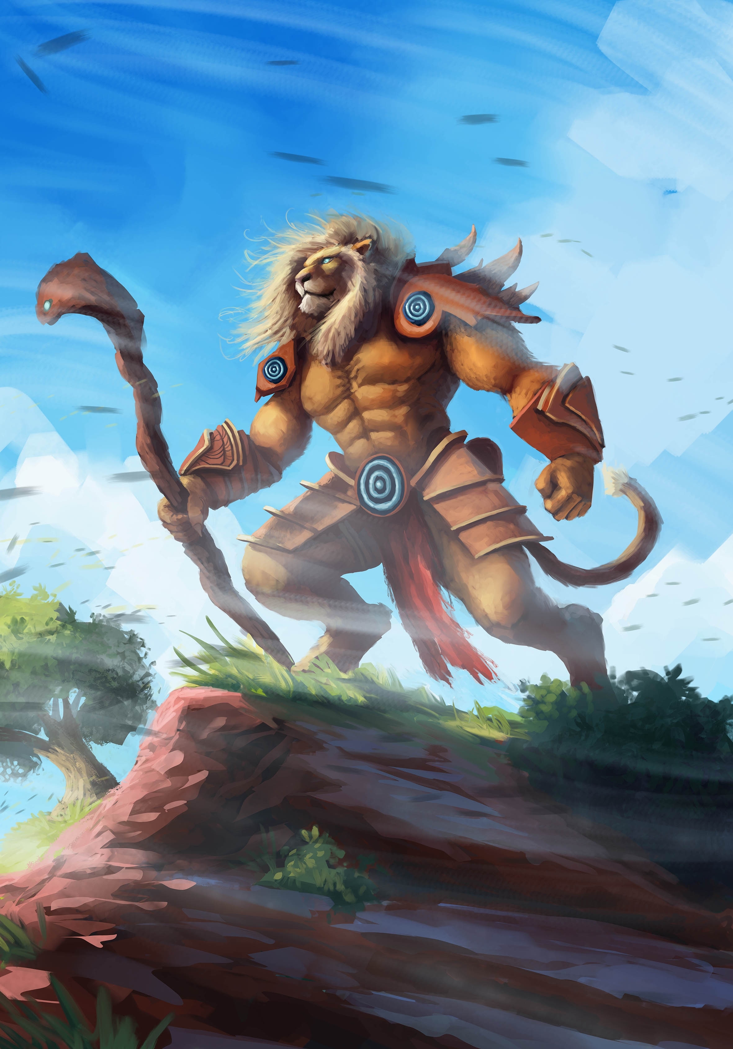 Paintover Leonin par Moscardino