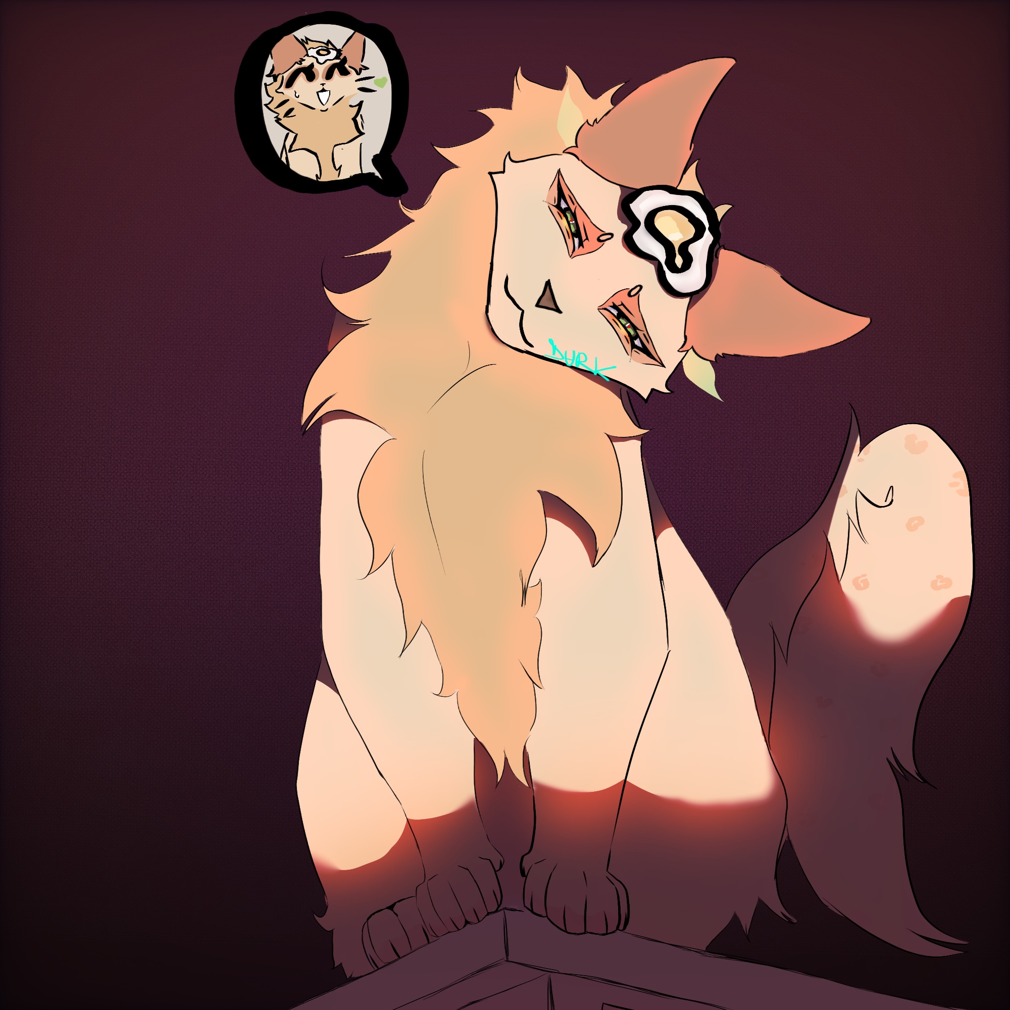 Dessin pour une youtubeuse par D∀RK.