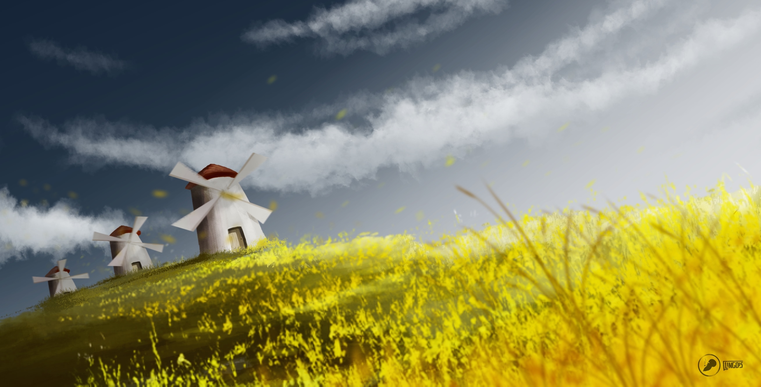 La colline venteuse par franco_dino
