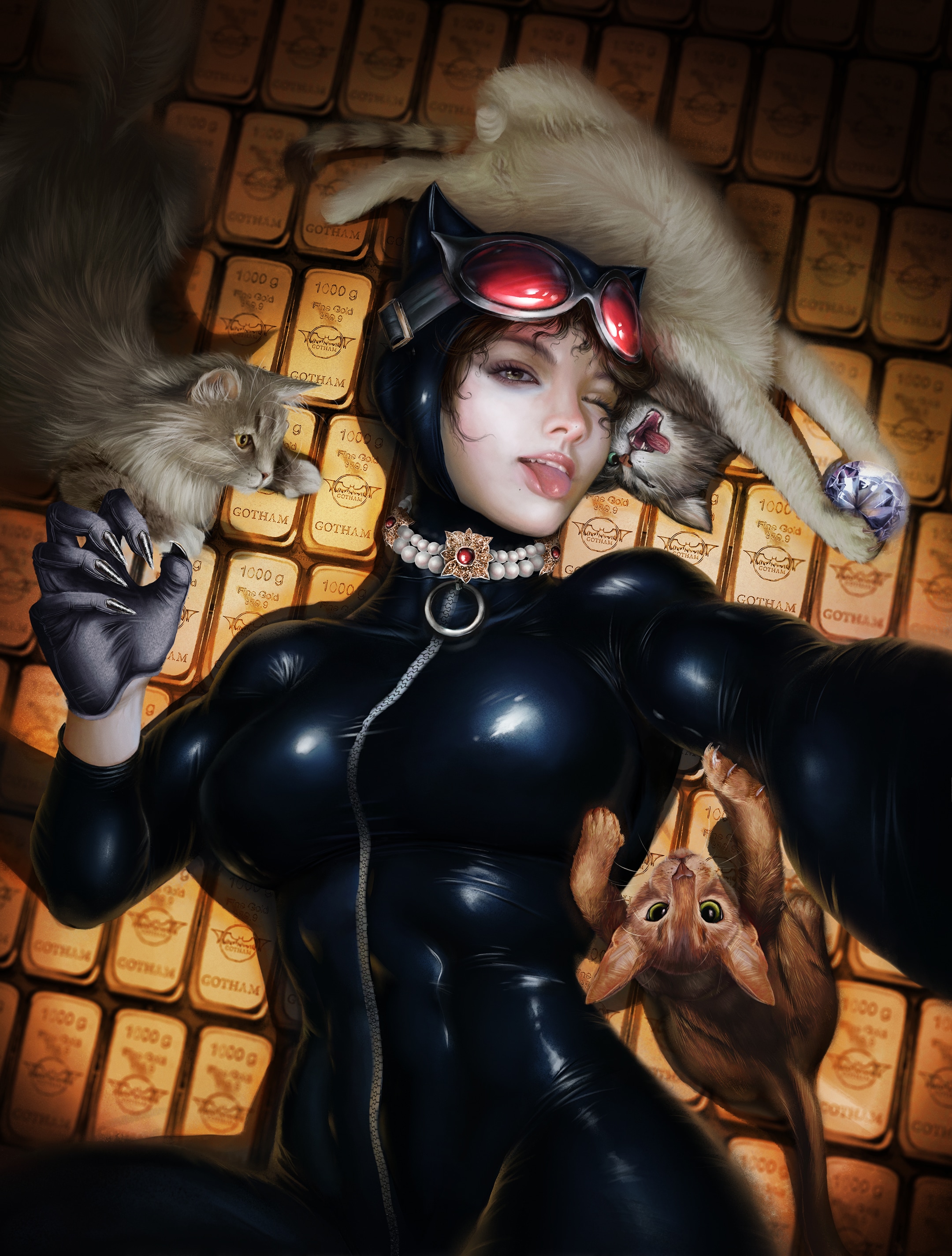 Playful cats par Enzo