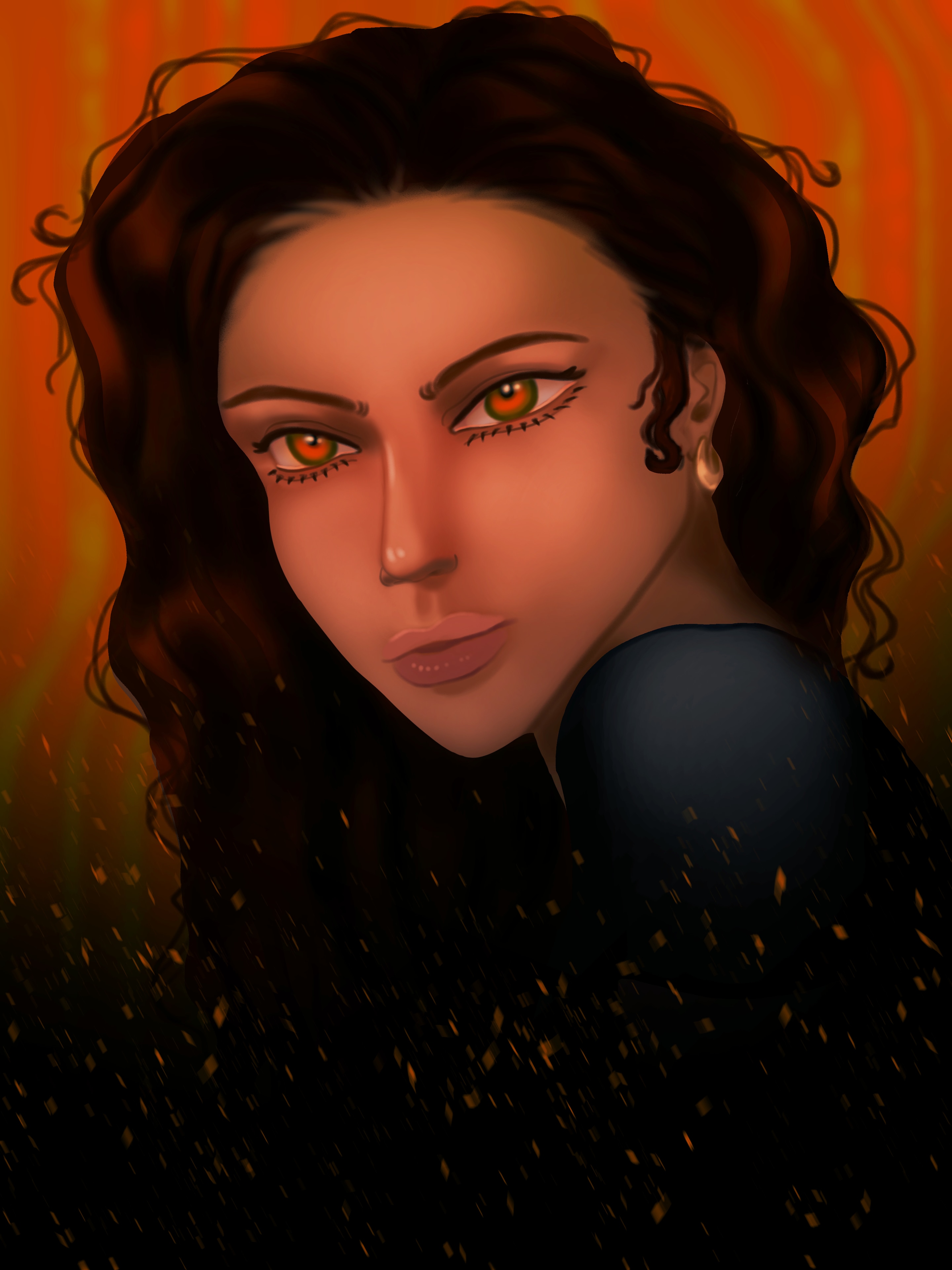 7/30 Portrait Orange 🧡 par Lagoon Feather
