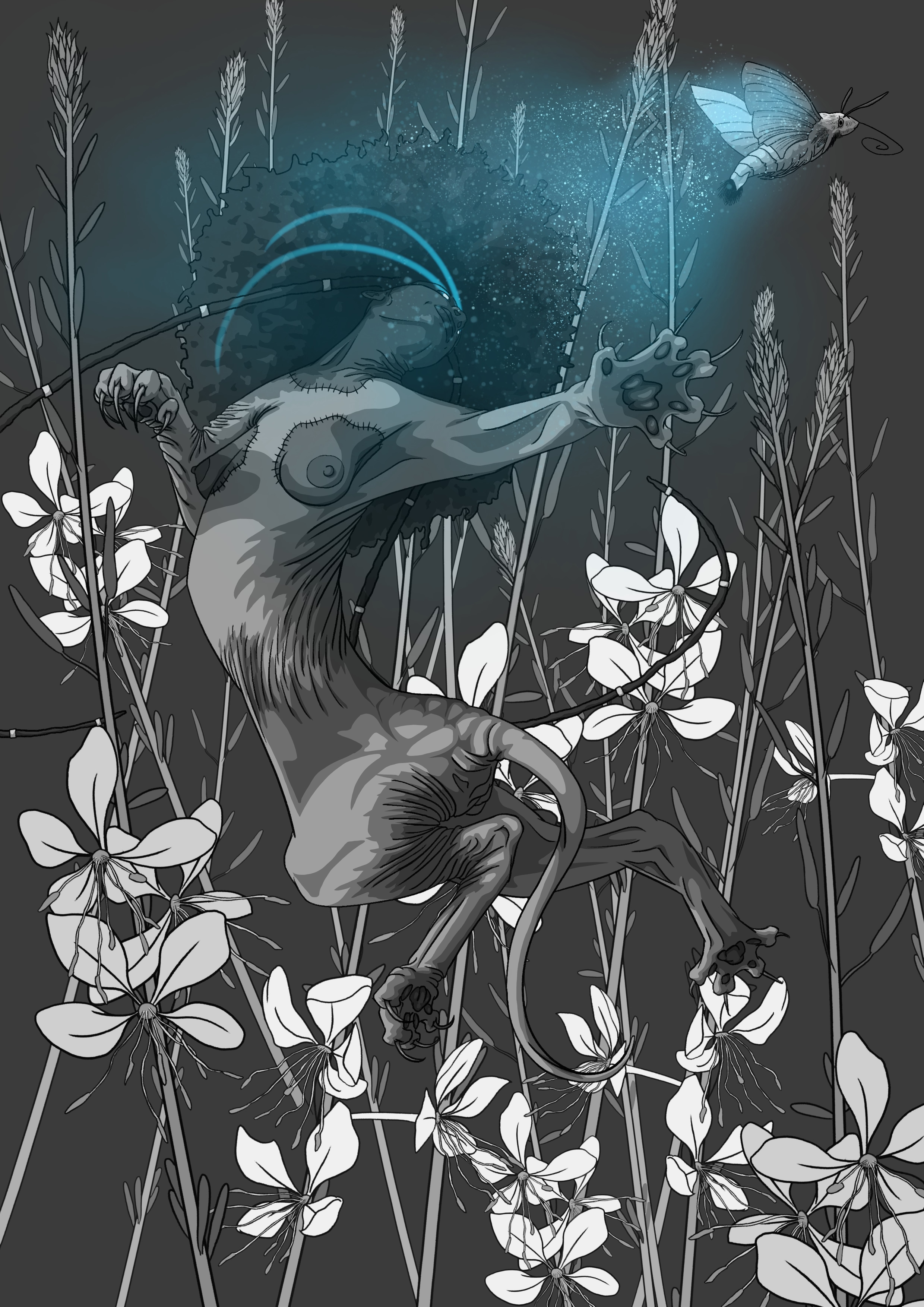 2026_#125 - Bleu / Sphinx / Cicatrice par fomw