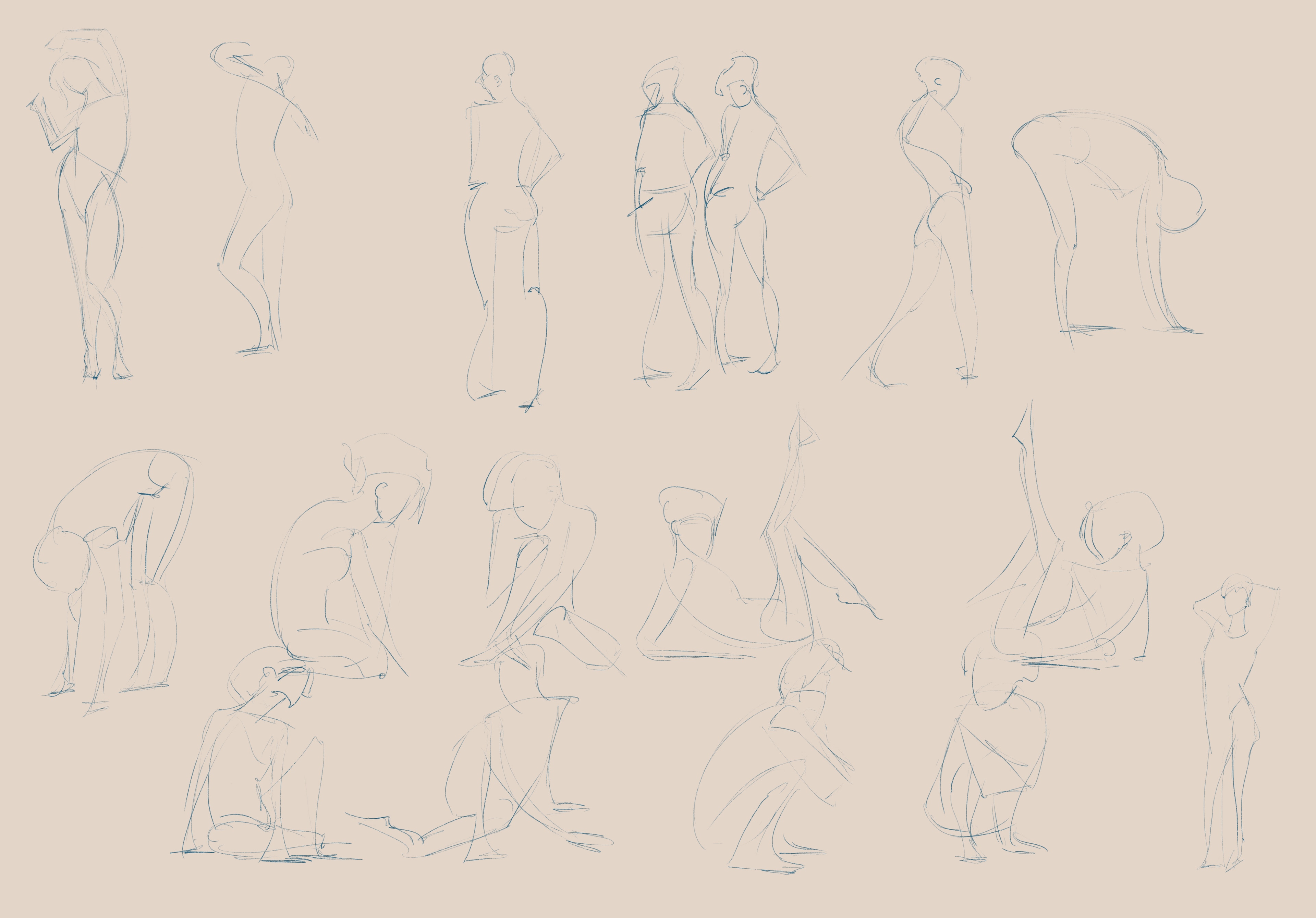 GEsture Drawing par Razaskiel
