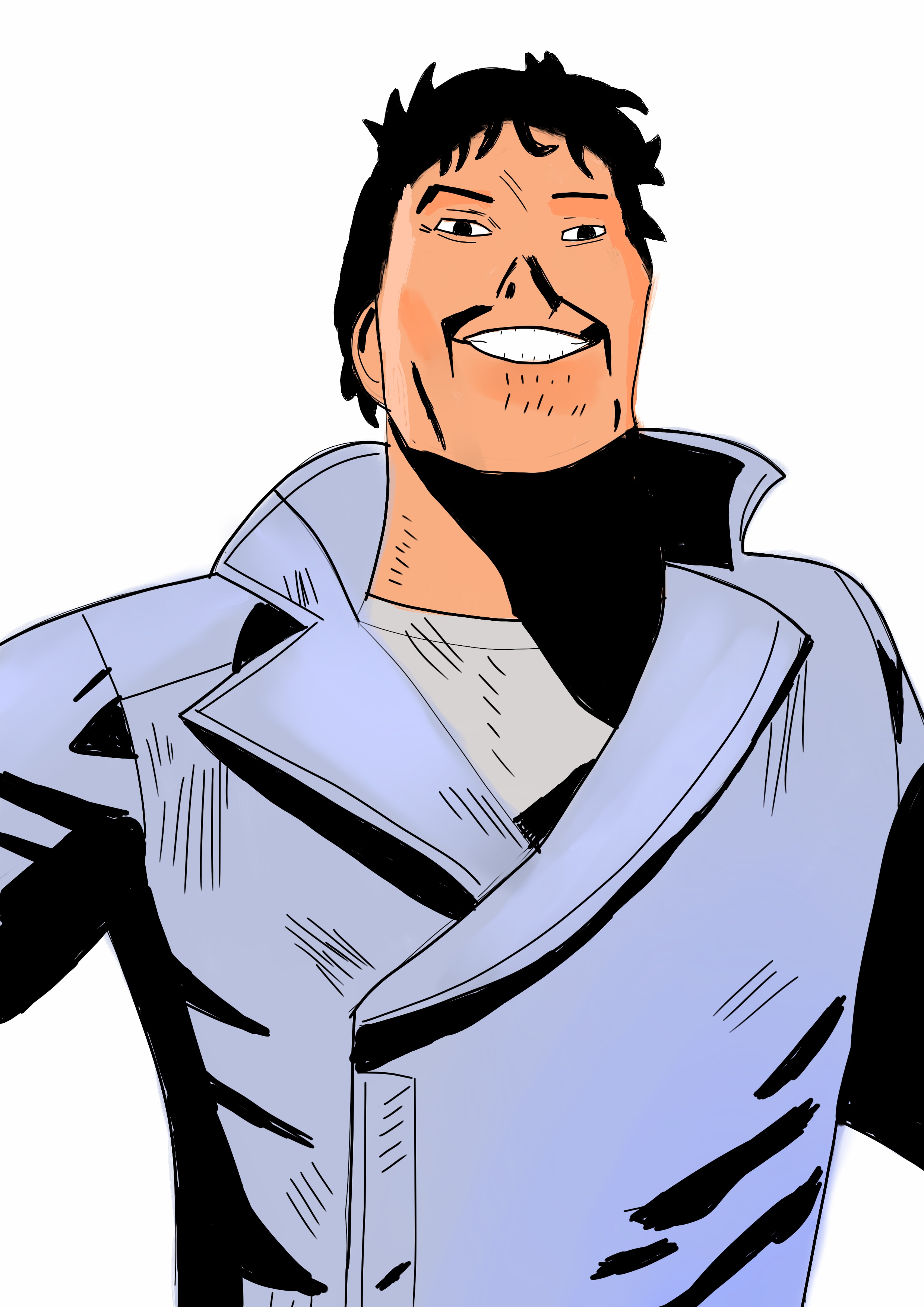 L'Homme au Manteau Bleu par diordul