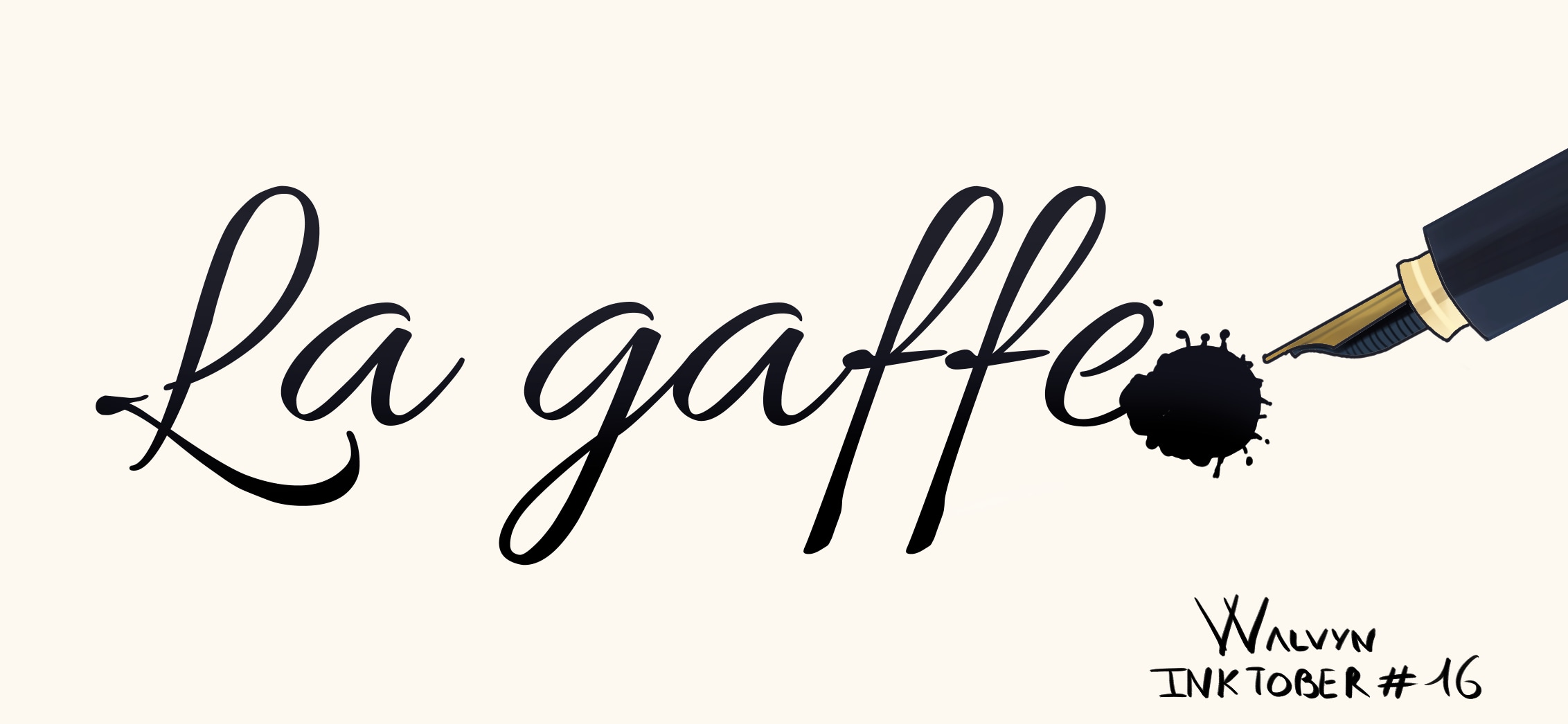 Inktober 2025 par Walvyn